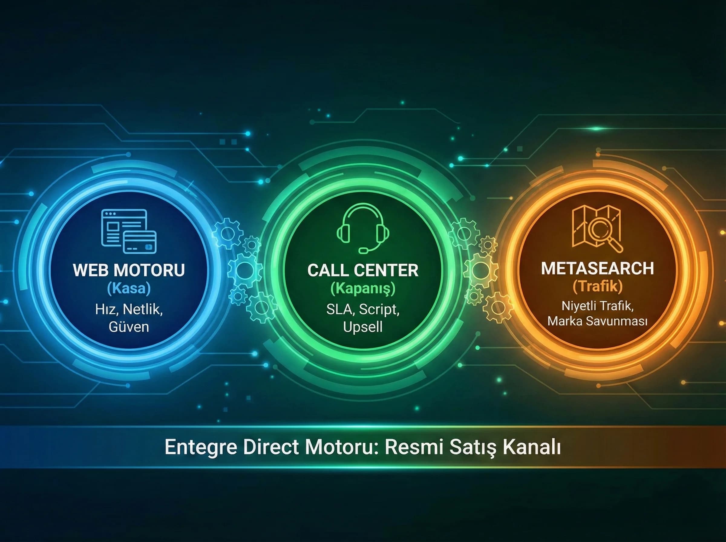Web call center metasearch entegrasyonu, direct motoru kurma bölümü