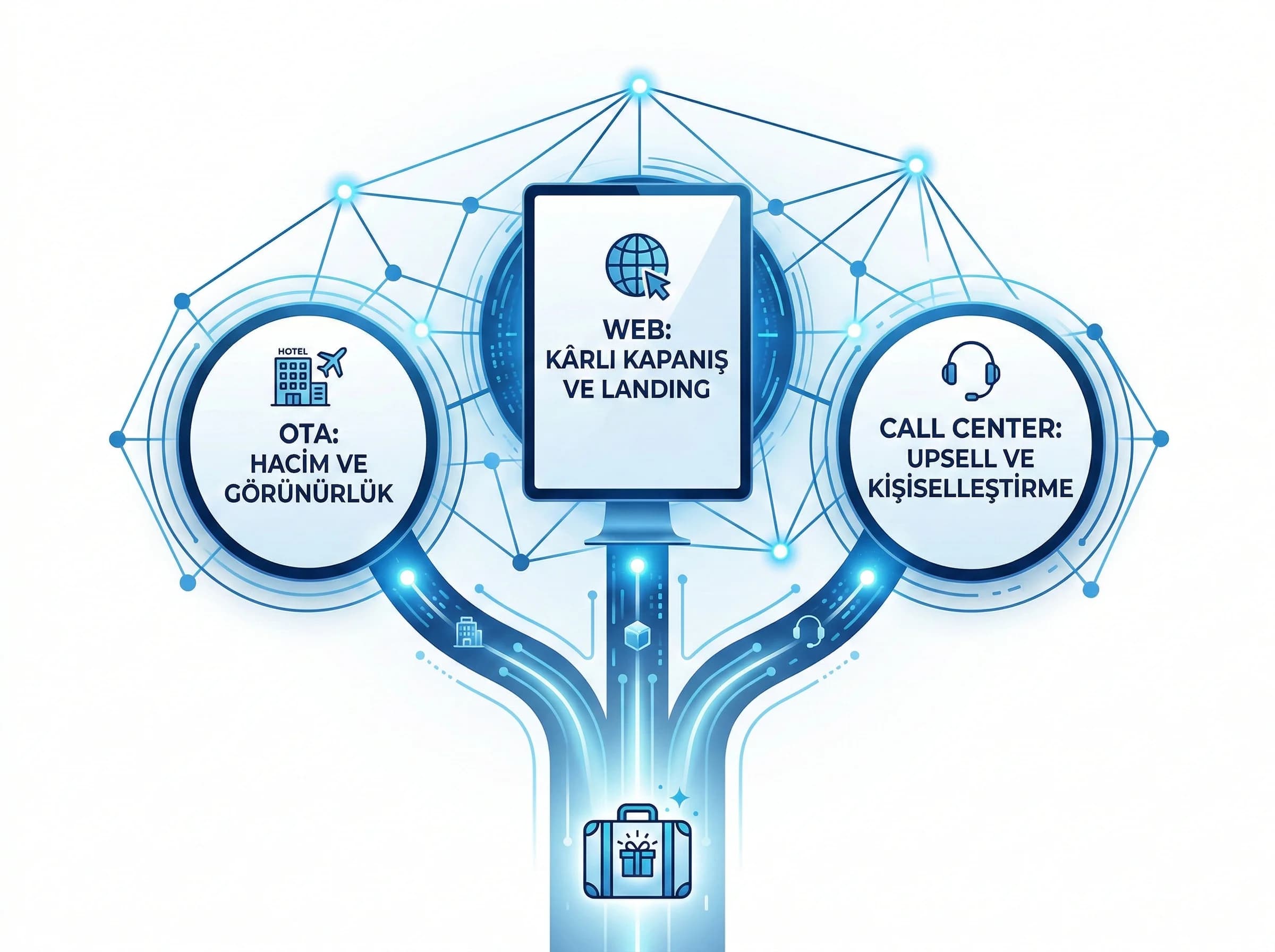 Kanal bazlı paket konumlandırma, OTA web call center rol ayrımı