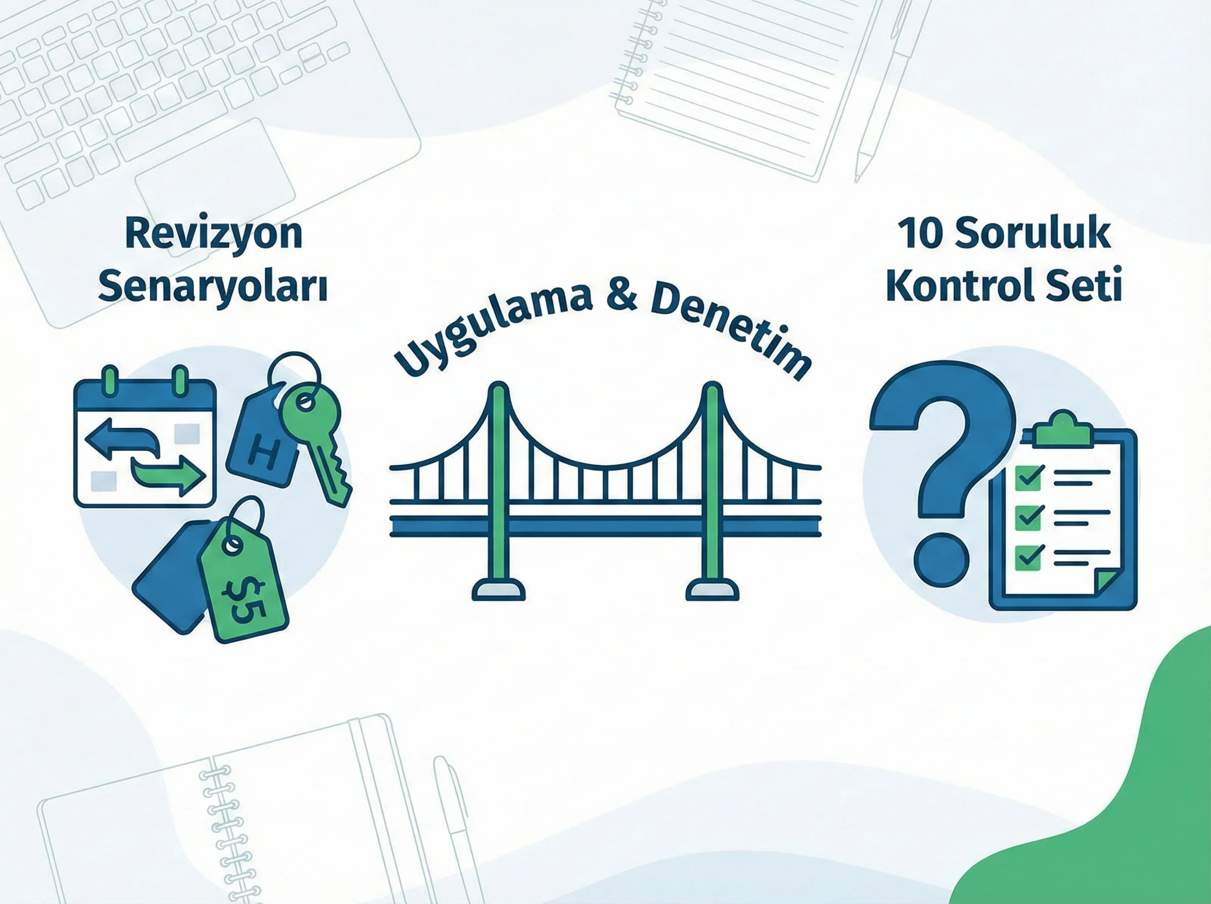 Revizyon öncesi sonrası fiyat farkını gösteren otel karşılaştırma kartı