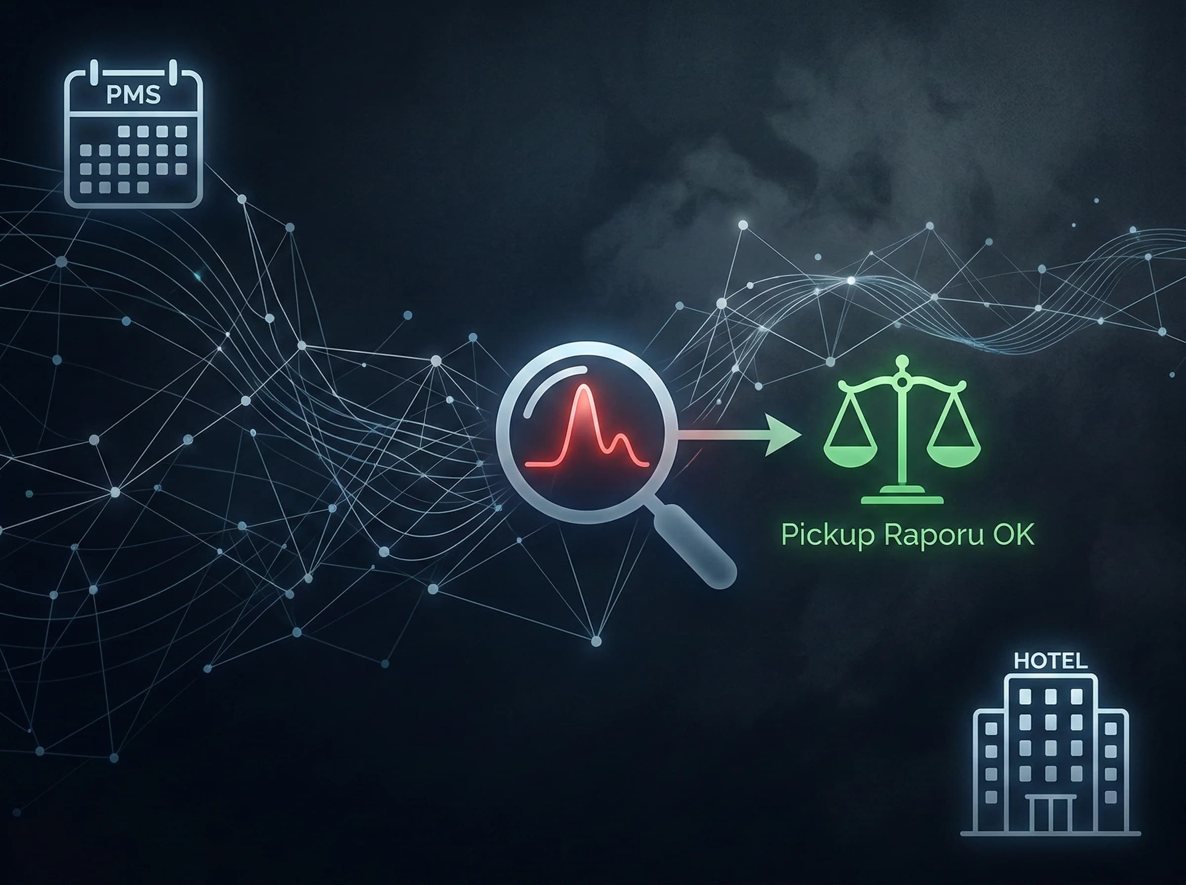 Pickup tanımı ve rapor okumaya geçiş yapan otel divider görseli