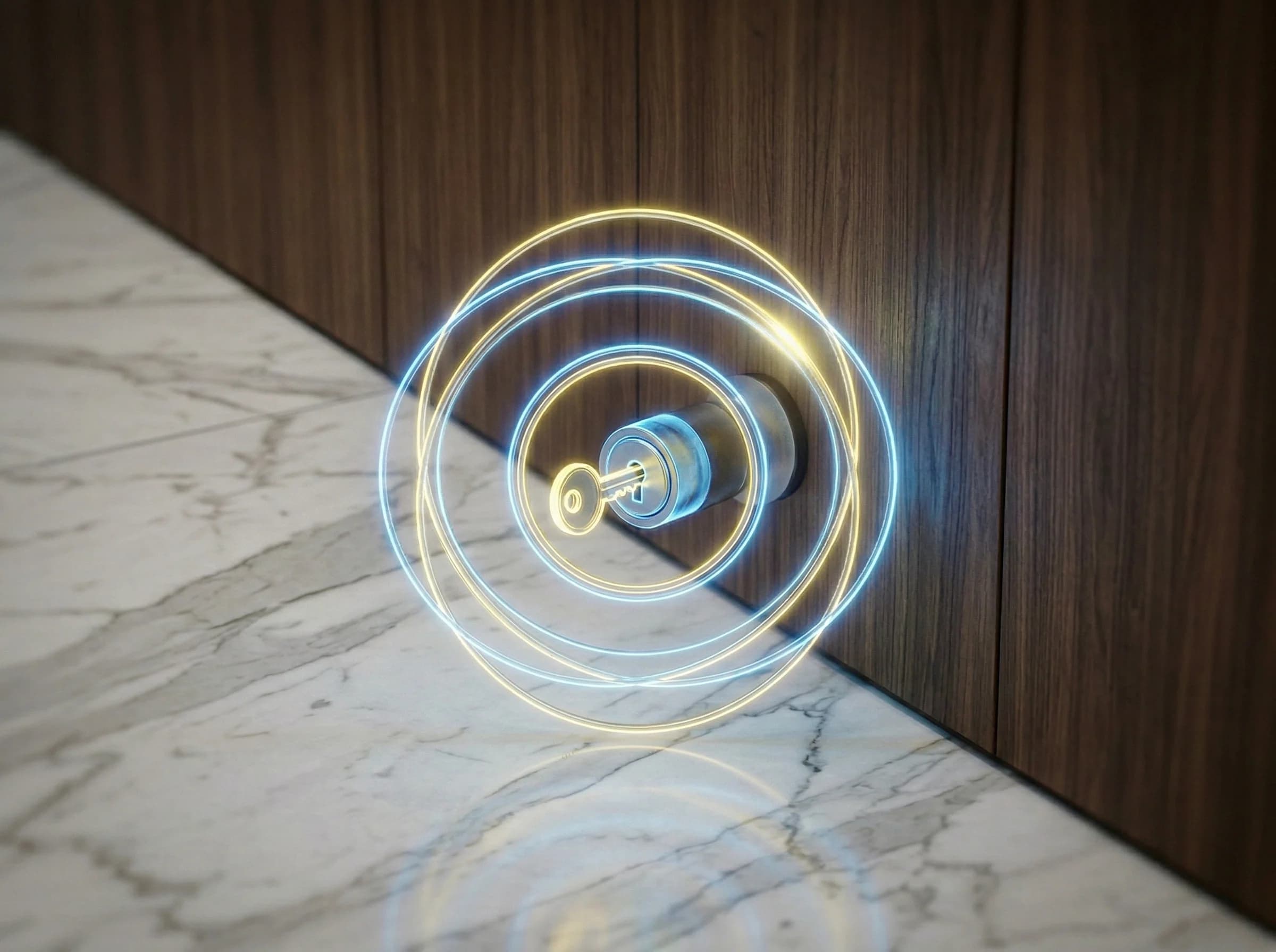 Self-service kapsam ve limit tasarımına geçişi anlatan otel divider görseli