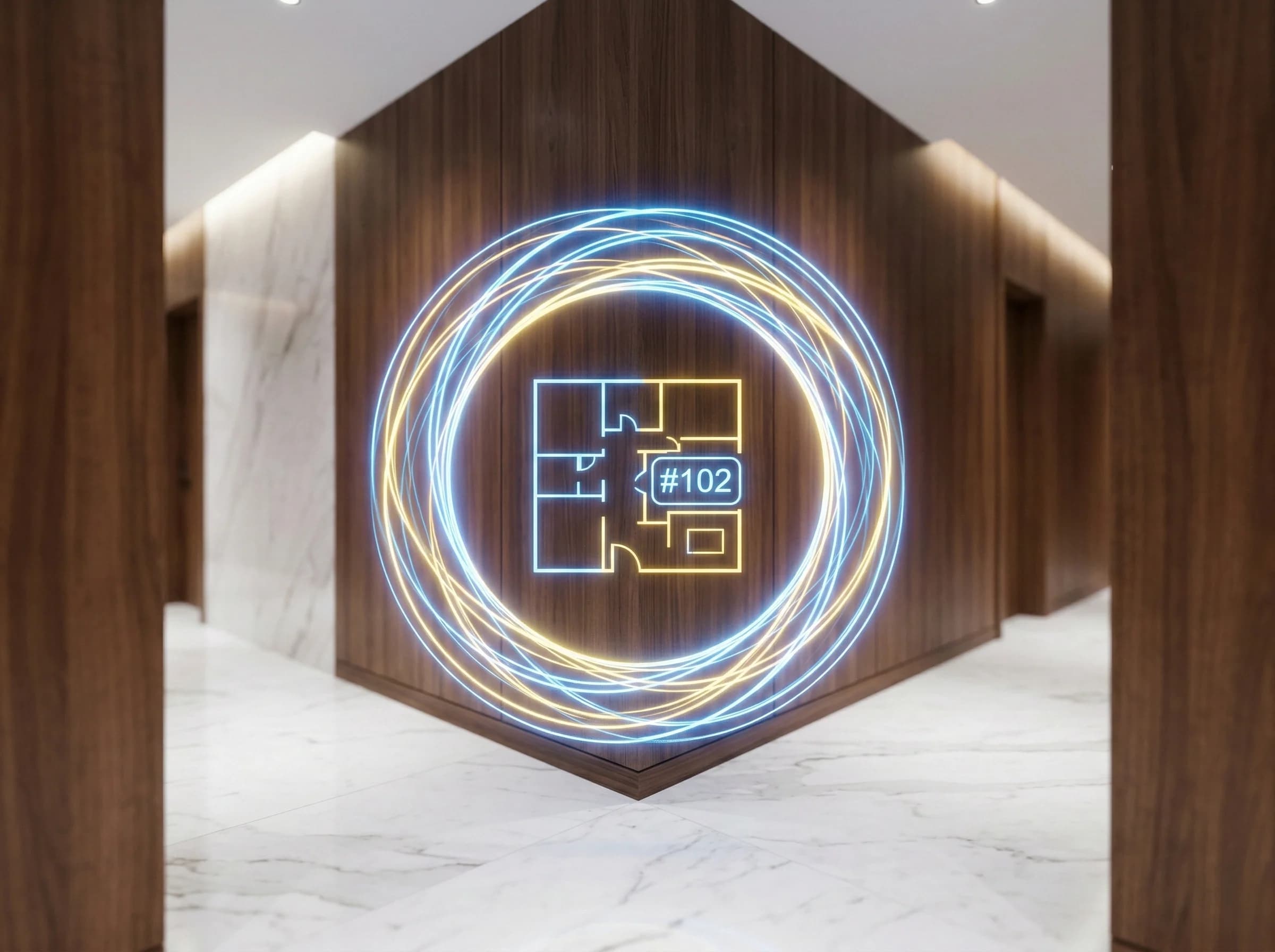 Kat planı deneyimi ve filtrelere geçiş yapan otel divider görseli