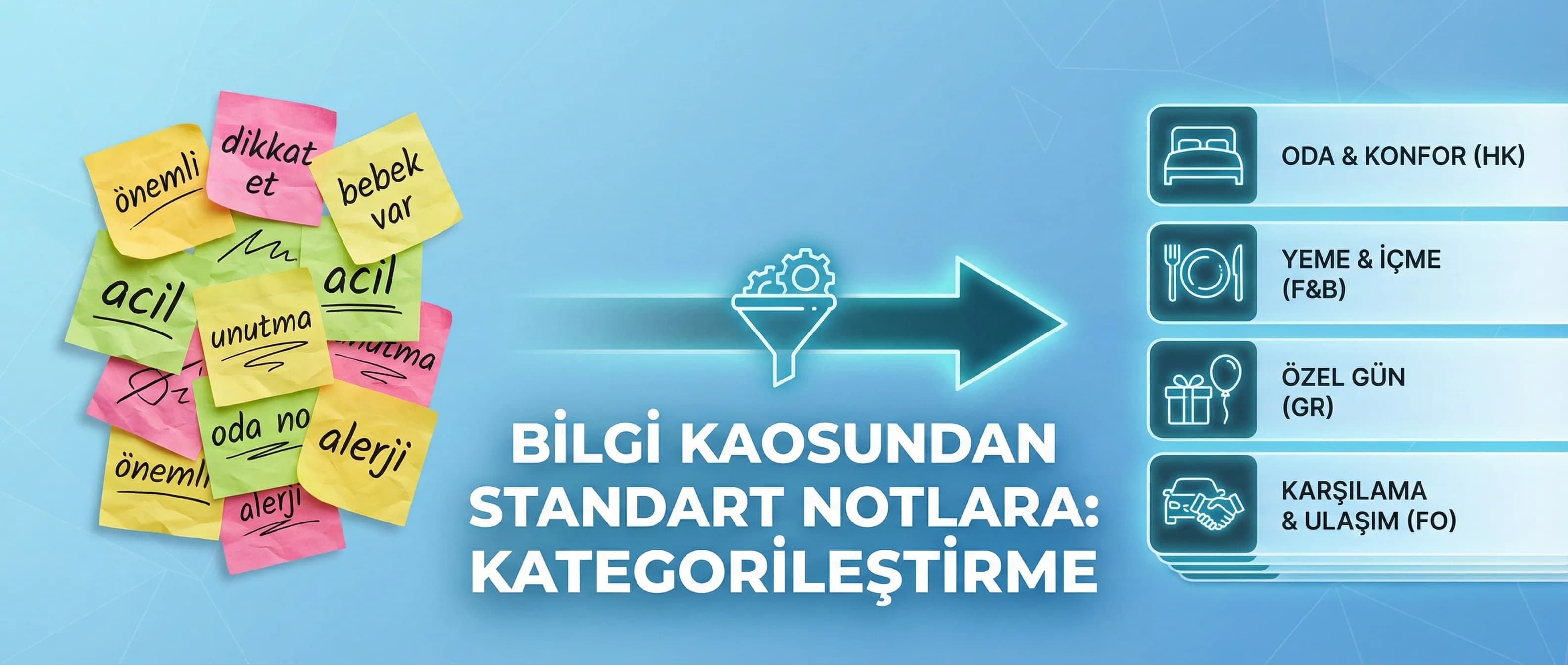 Not ve segment standardına giriş yapan otel süreç divider görseli