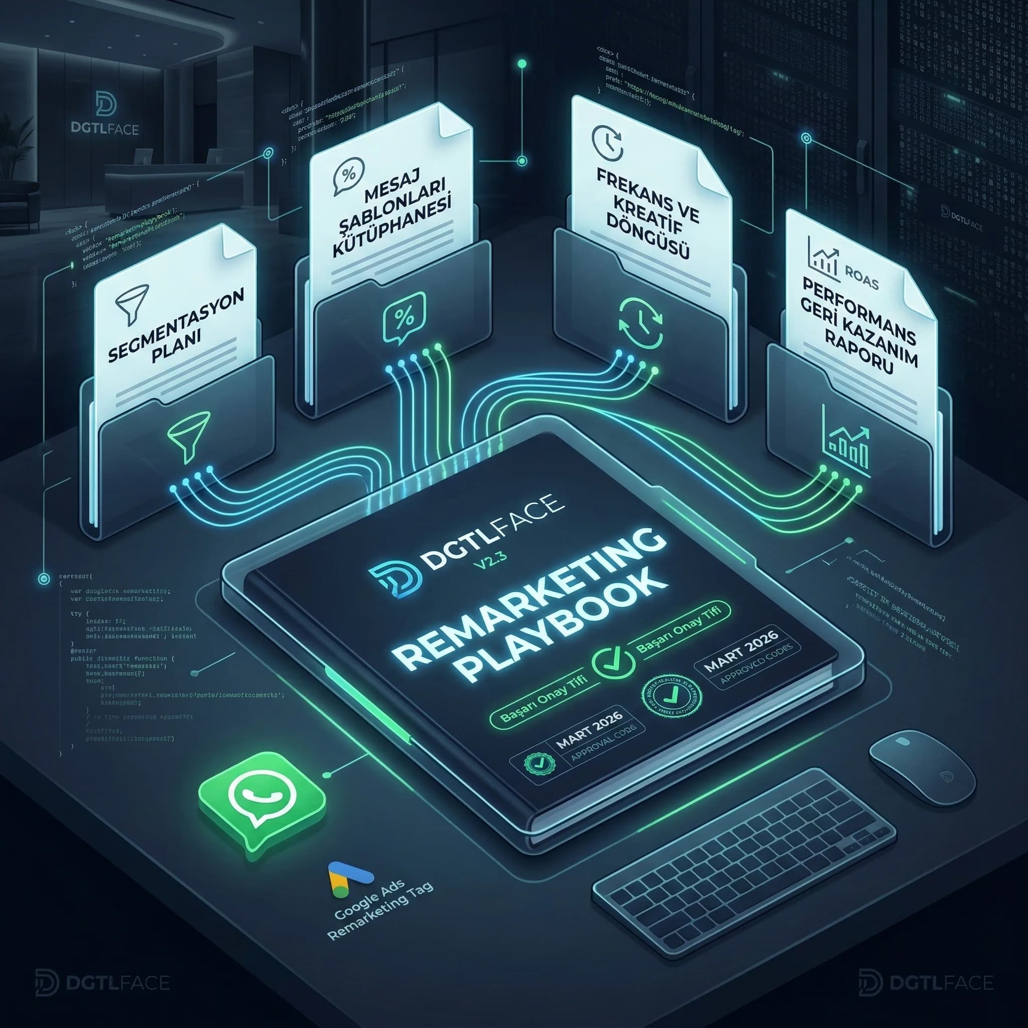 Remarketing deliverables: segment planı mesaj şablonları kampanya seti ve rapor