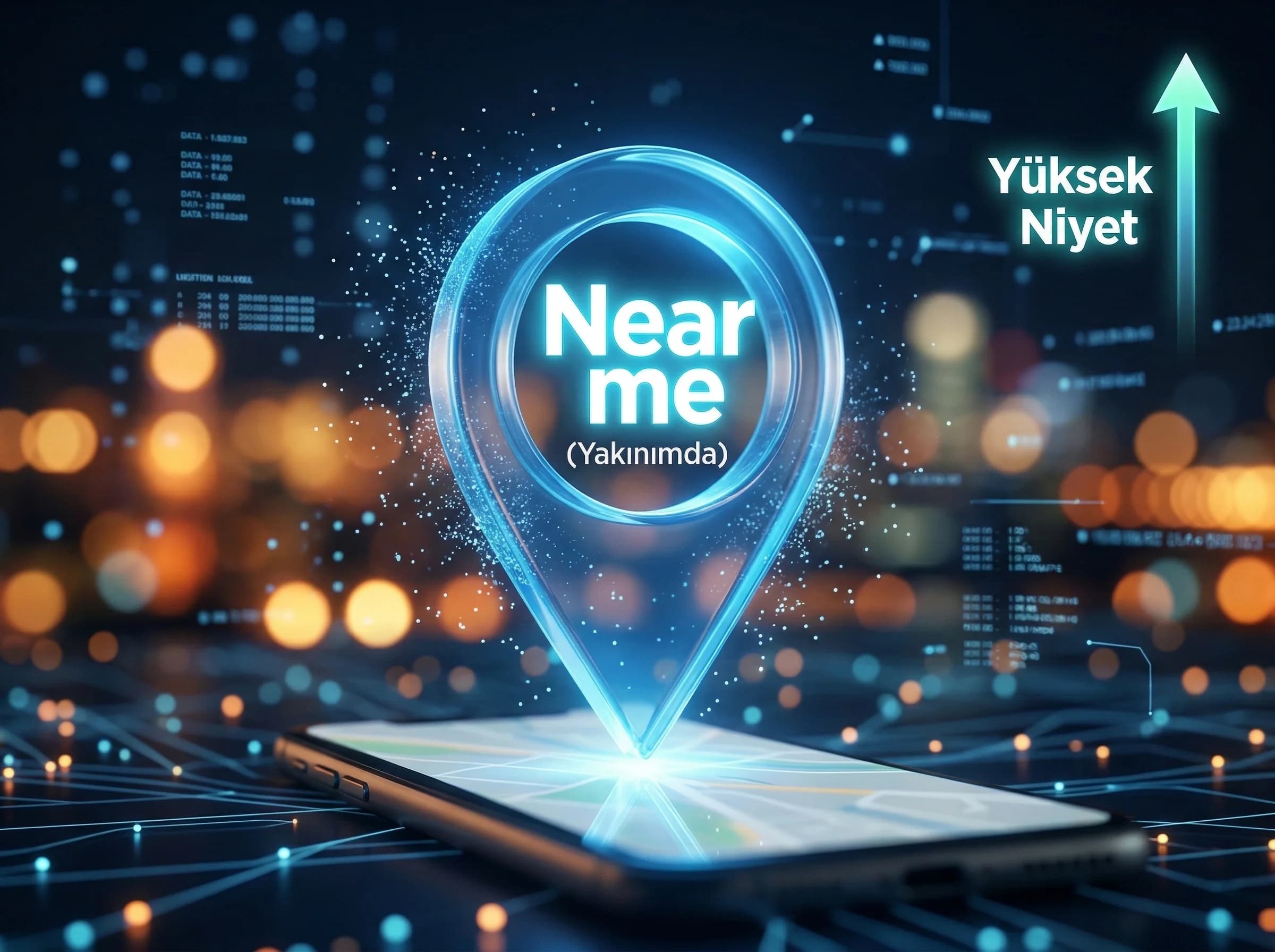 Near me niyeti ve mobil otel araması, yüksek intent bölümü görseli