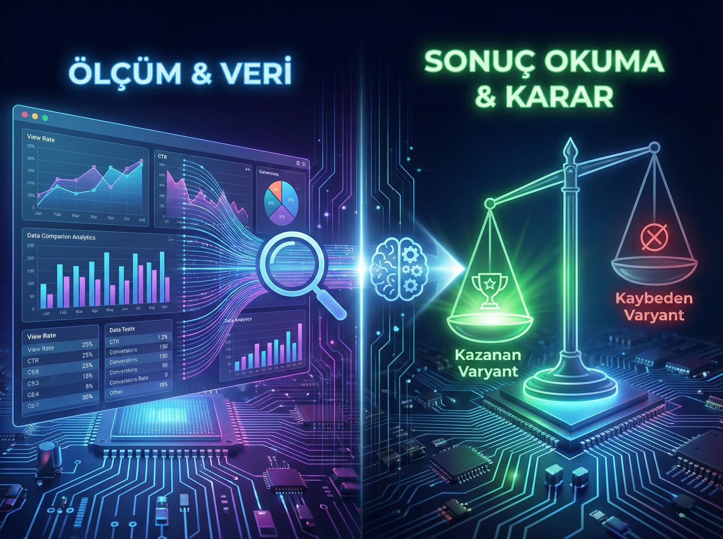 Ölçüm ve sonuç okuma bölümüne geçiş görseli