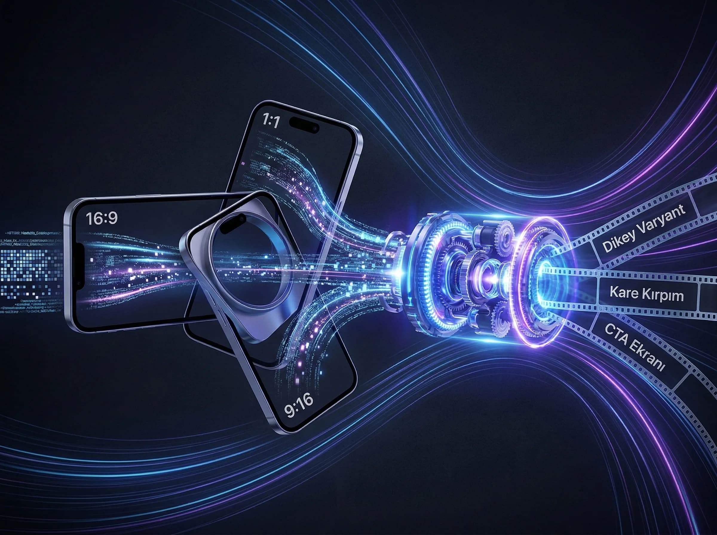 Format ve kreatif optimizasyona geçiş ayırıcı görsel