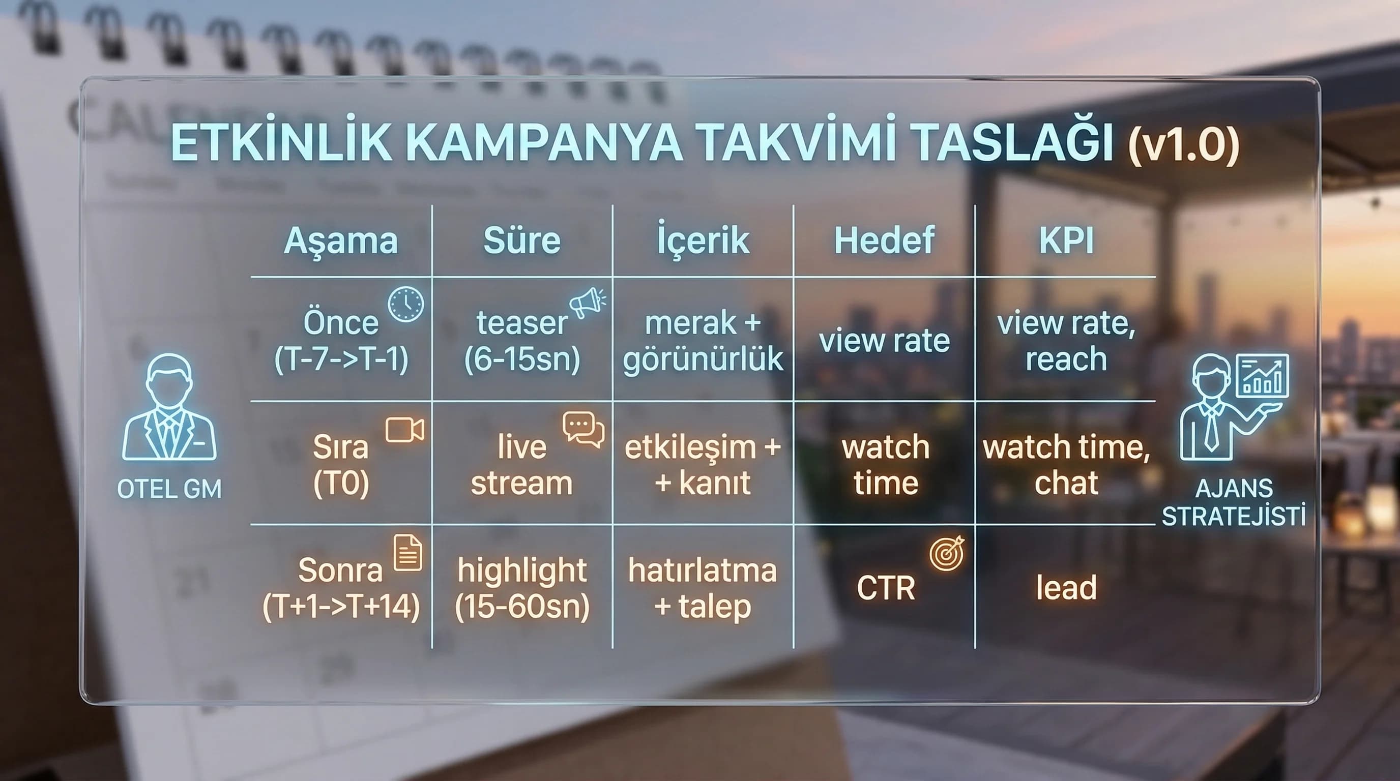  Canlı yayın akış diyagramı (teaser→live→highlight)