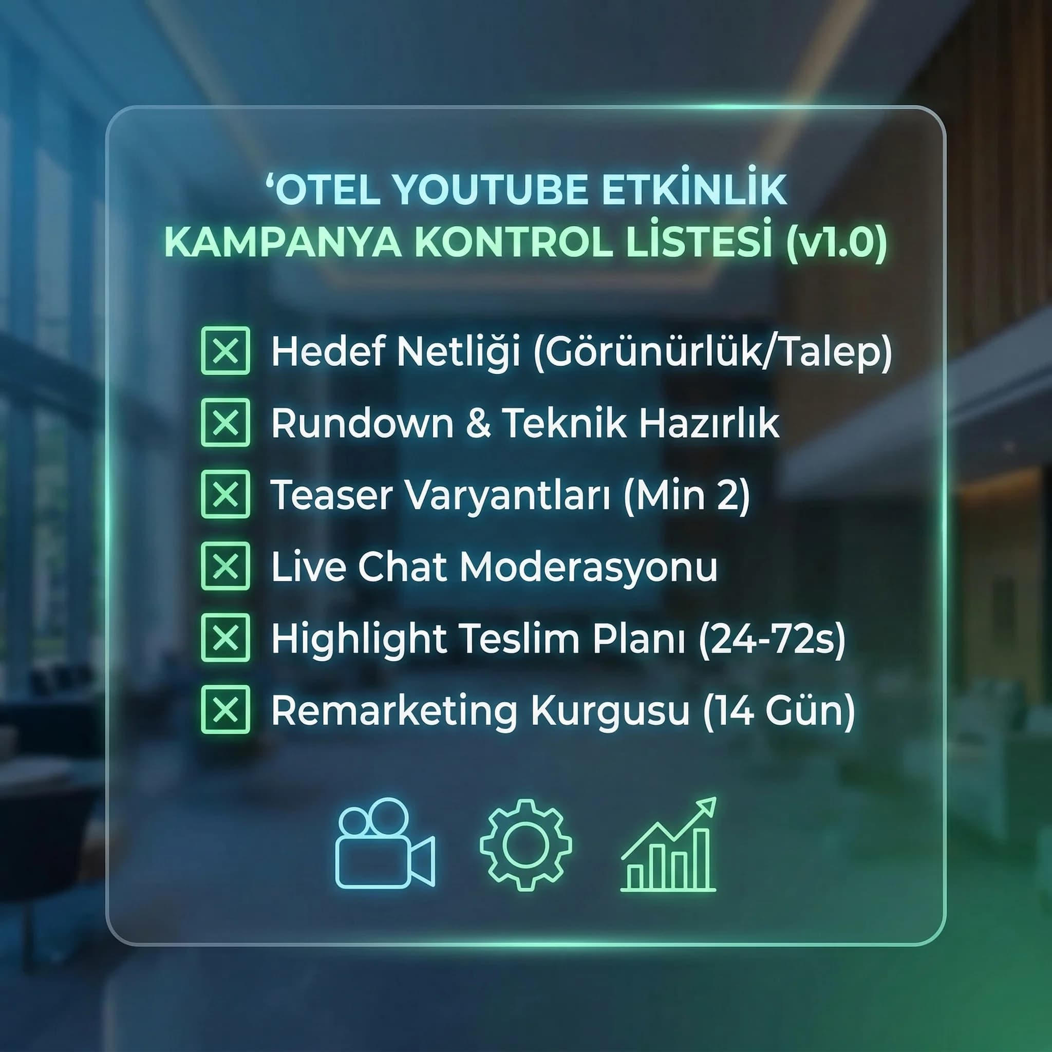 Live + highlight KPI kartı (watch time, chat, CTR)