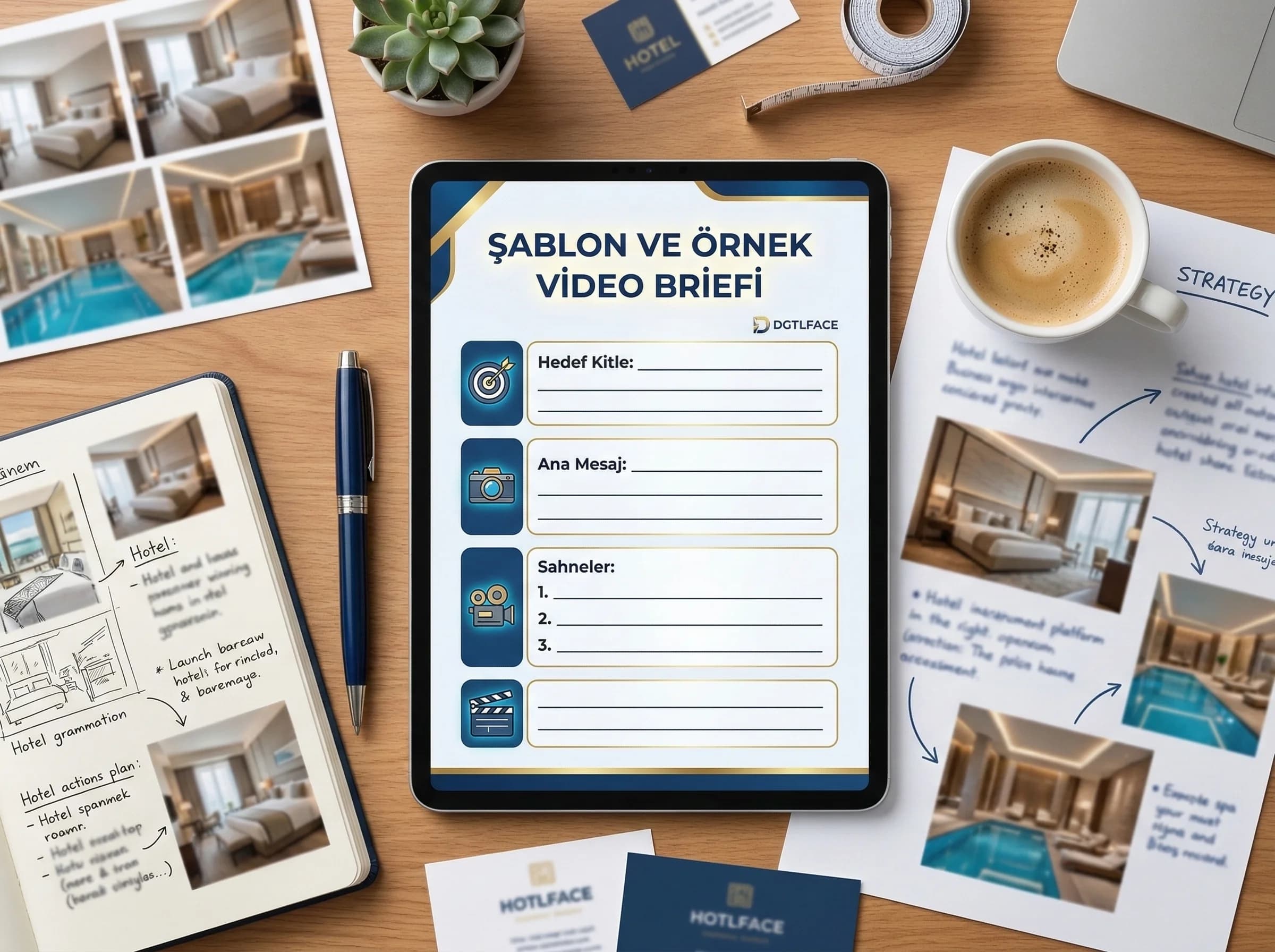 Şablon ve örnek brief bölümüne geçiş görseli