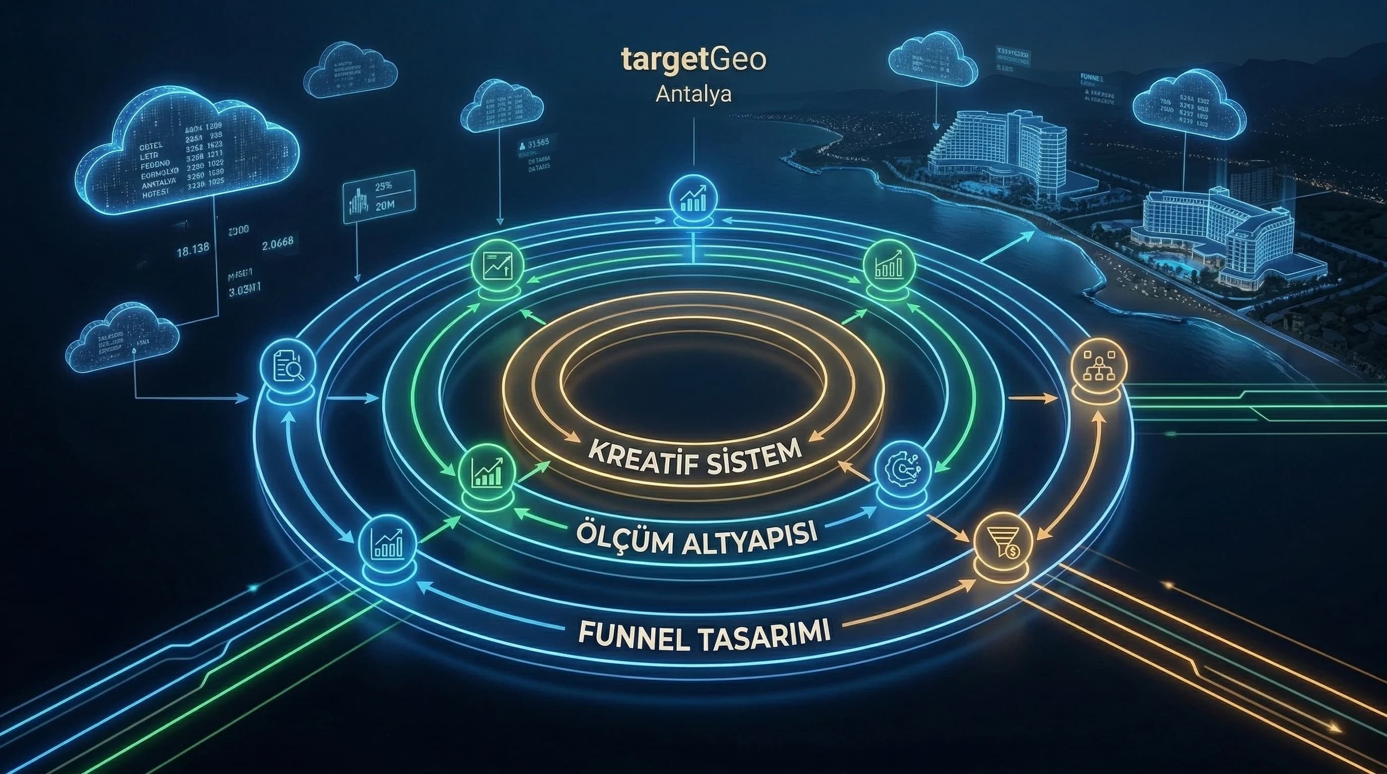 7 trend → 3 katman (kreatif/ölçüm/funnel) haritası