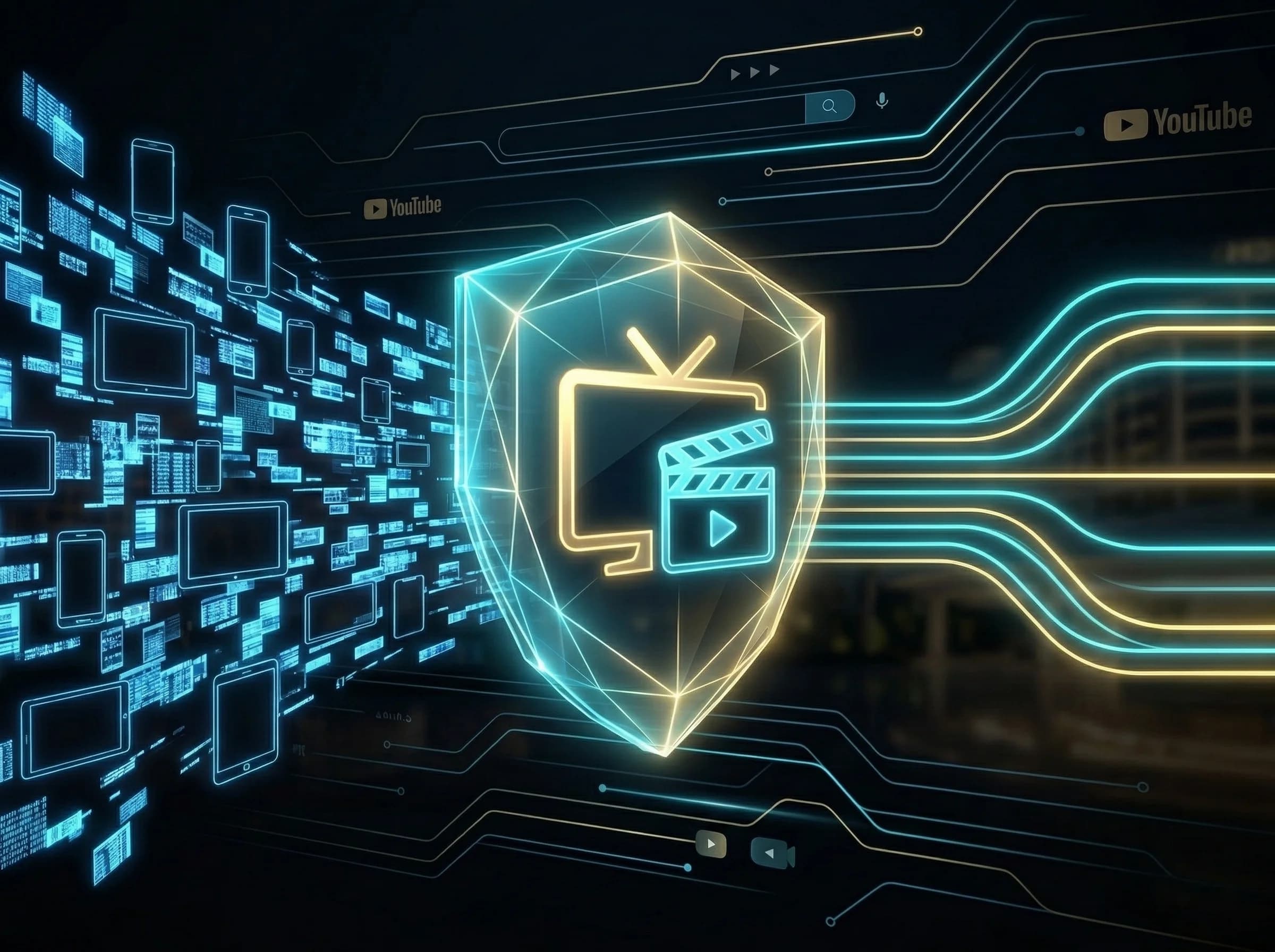 TV ekranında YouTube davranışı bölümüne geçiş