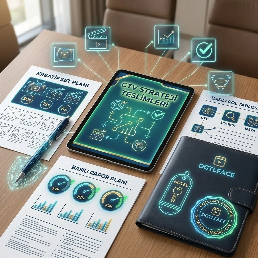 Deliverables: kreatif set + rol tablosu + rapor planı