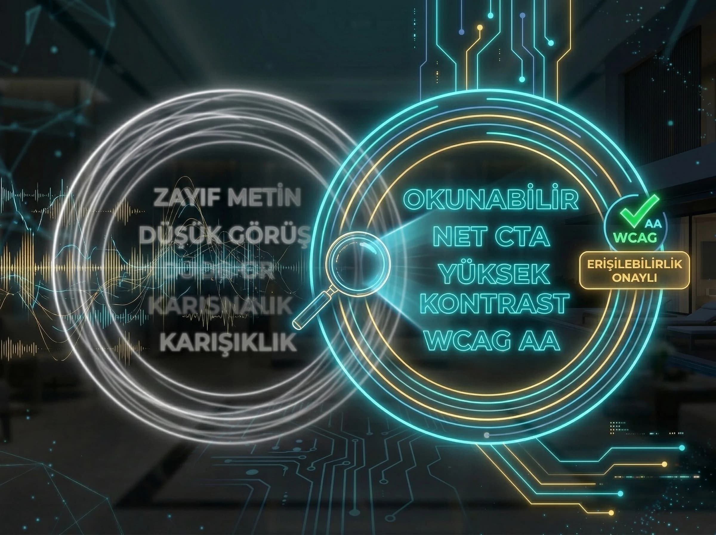 Erişilebilir tasarım (kontrast/tipografi) bölümüne geçiş