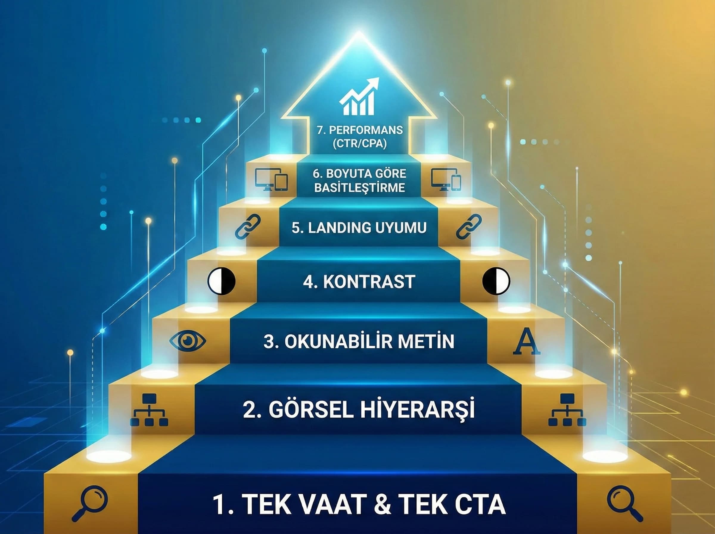Otel banner tasarımının temel ilkelerini ayıran bölüm görseli