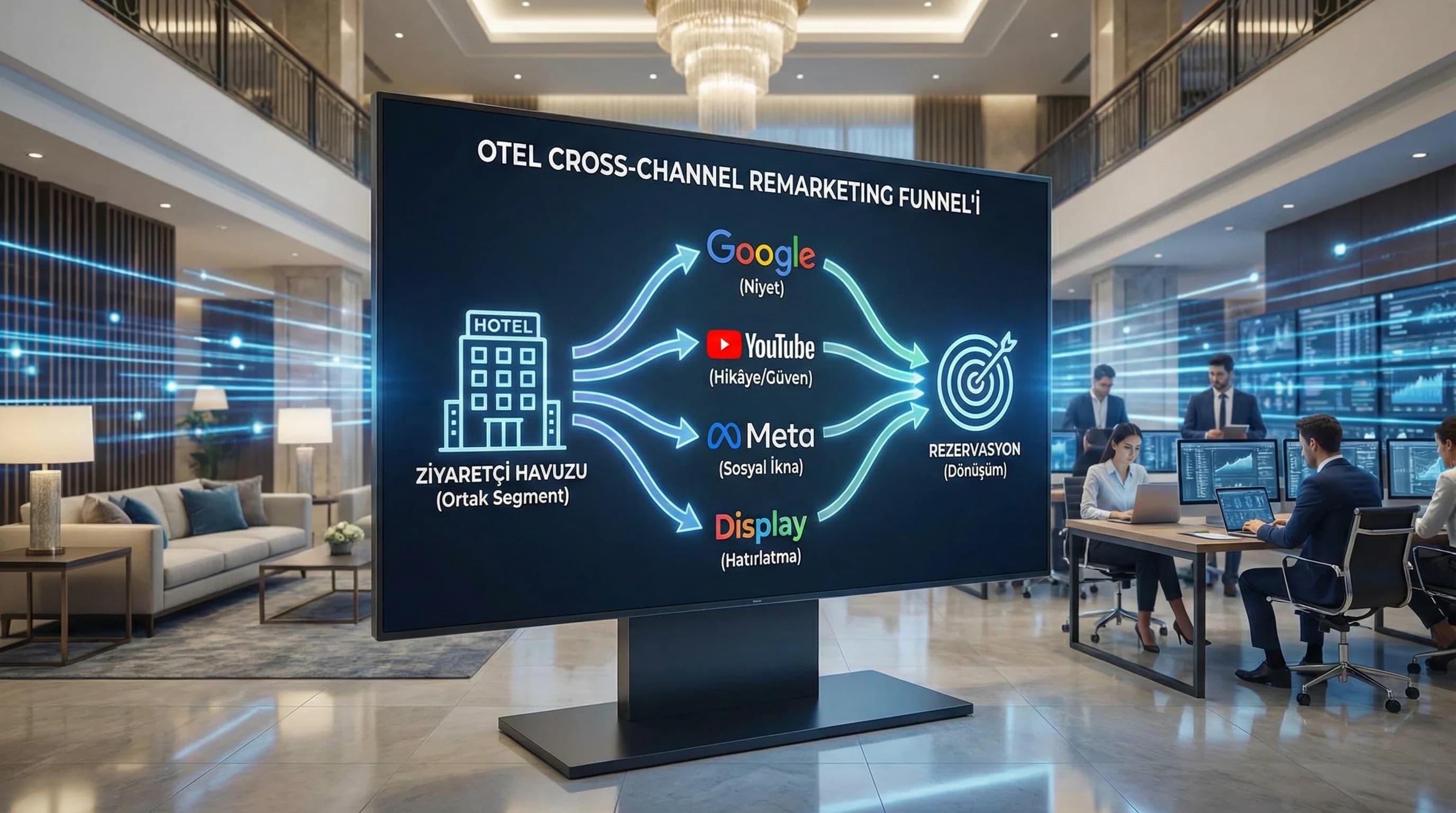 Cross-Channel Remarketing: Google Ads, YouTube ve Meta ile Otel Funnel’ı Nasıl Kurulur?