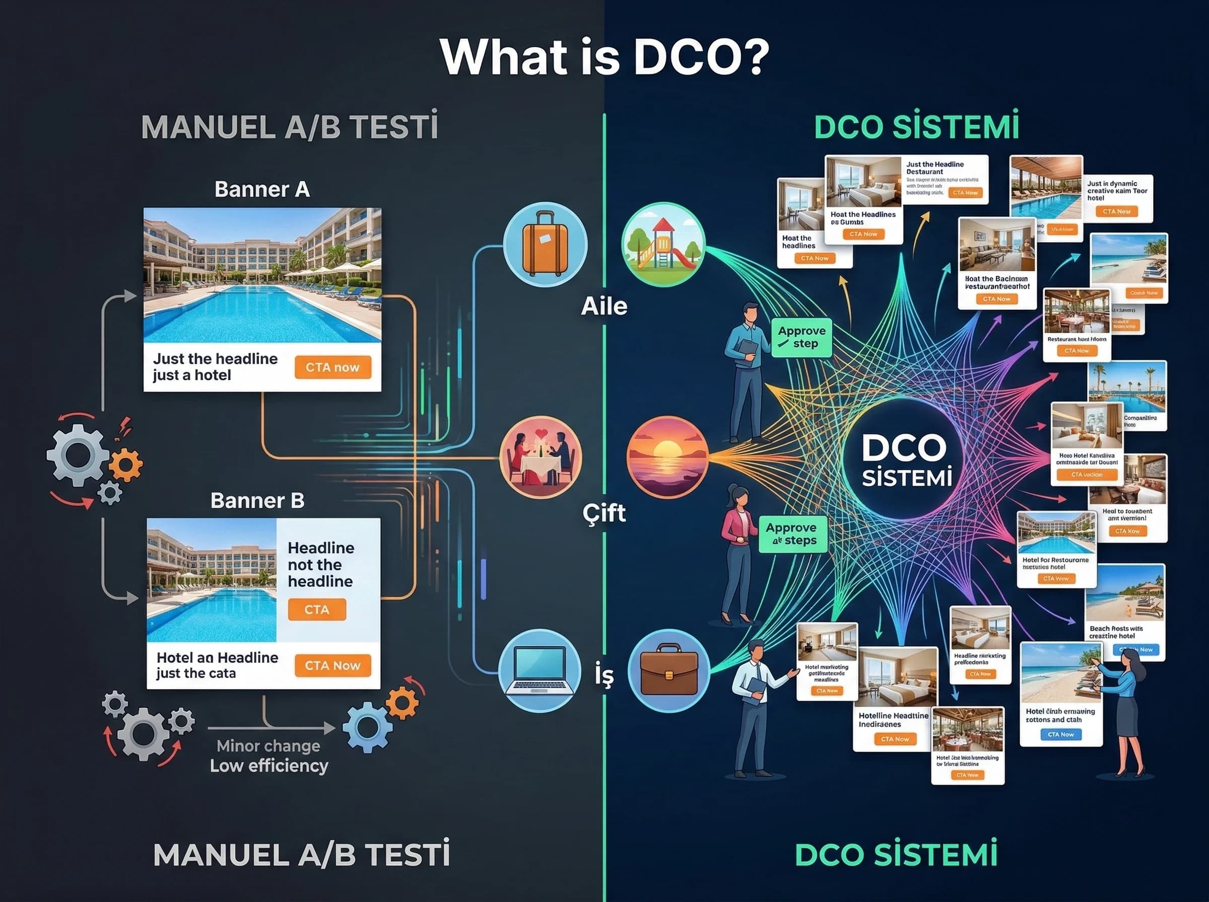 DCO nedir sorusunu otel segmentleriyle açıklayan bölüm görseli
