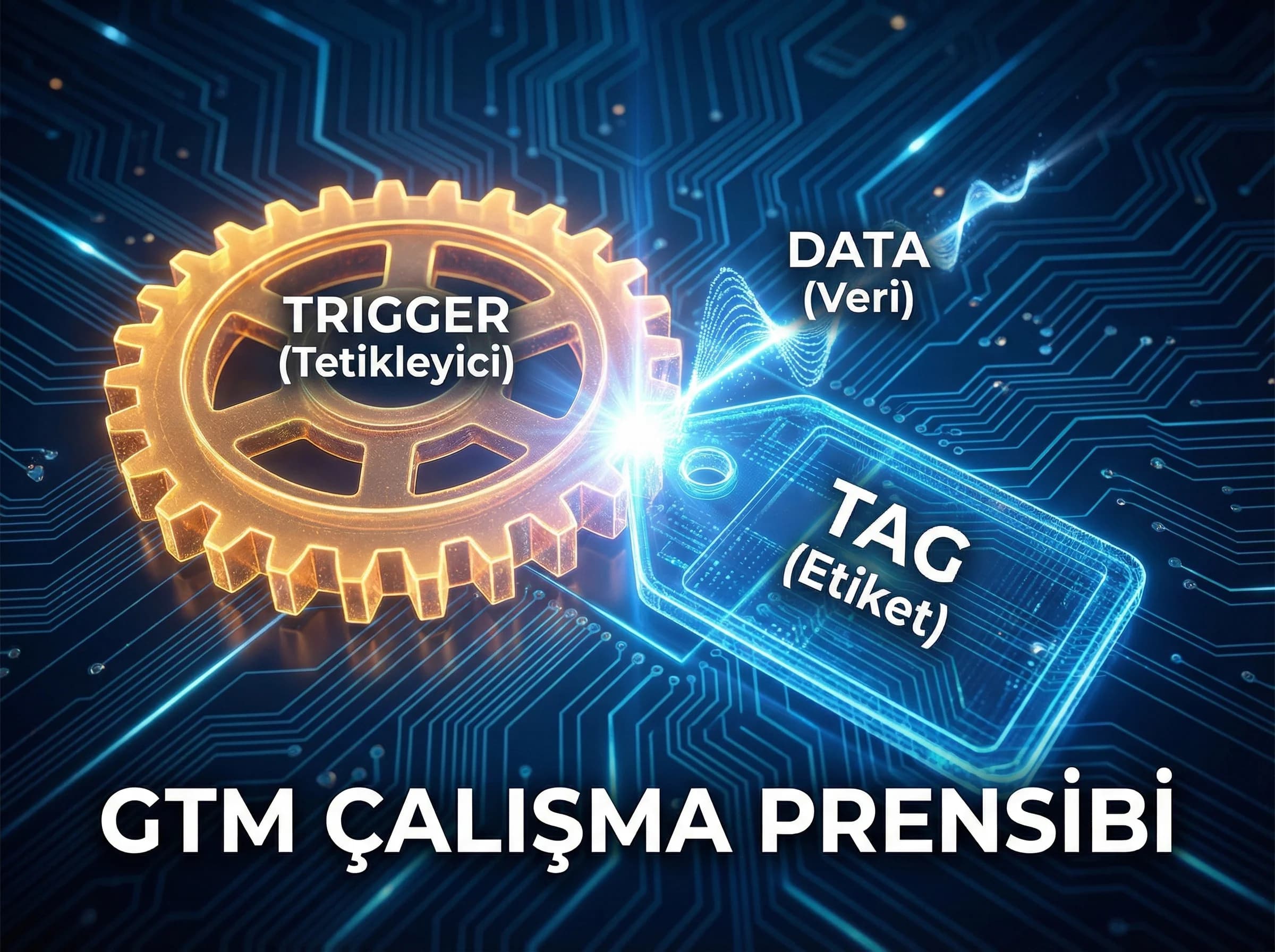 GTM tag trigger mantığını otel aksiyonlarına bağlayan bölüm ayırıcı görsel