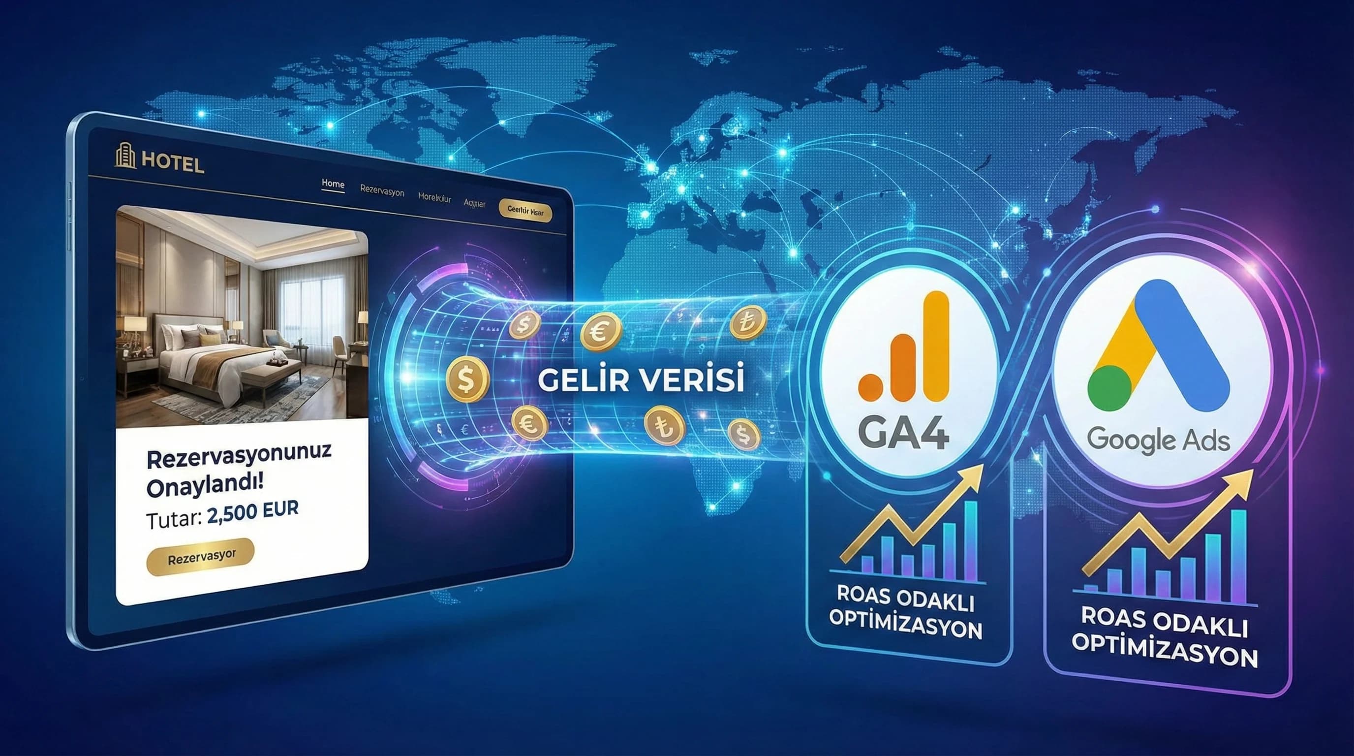 Otel Rezervasyon Gelirini GA4 ve Google Ads’de Doğru Ölçmek