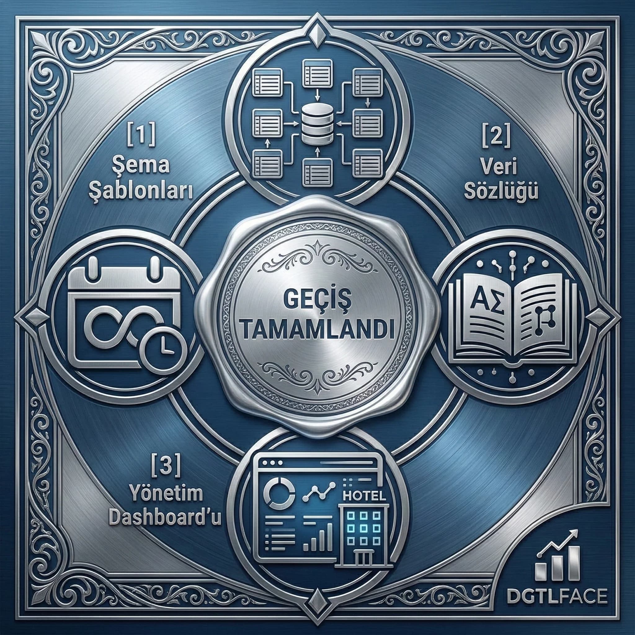 BigQuery şema ve dashboard deliverables çıktısını otel bağlamında özetleyen kart