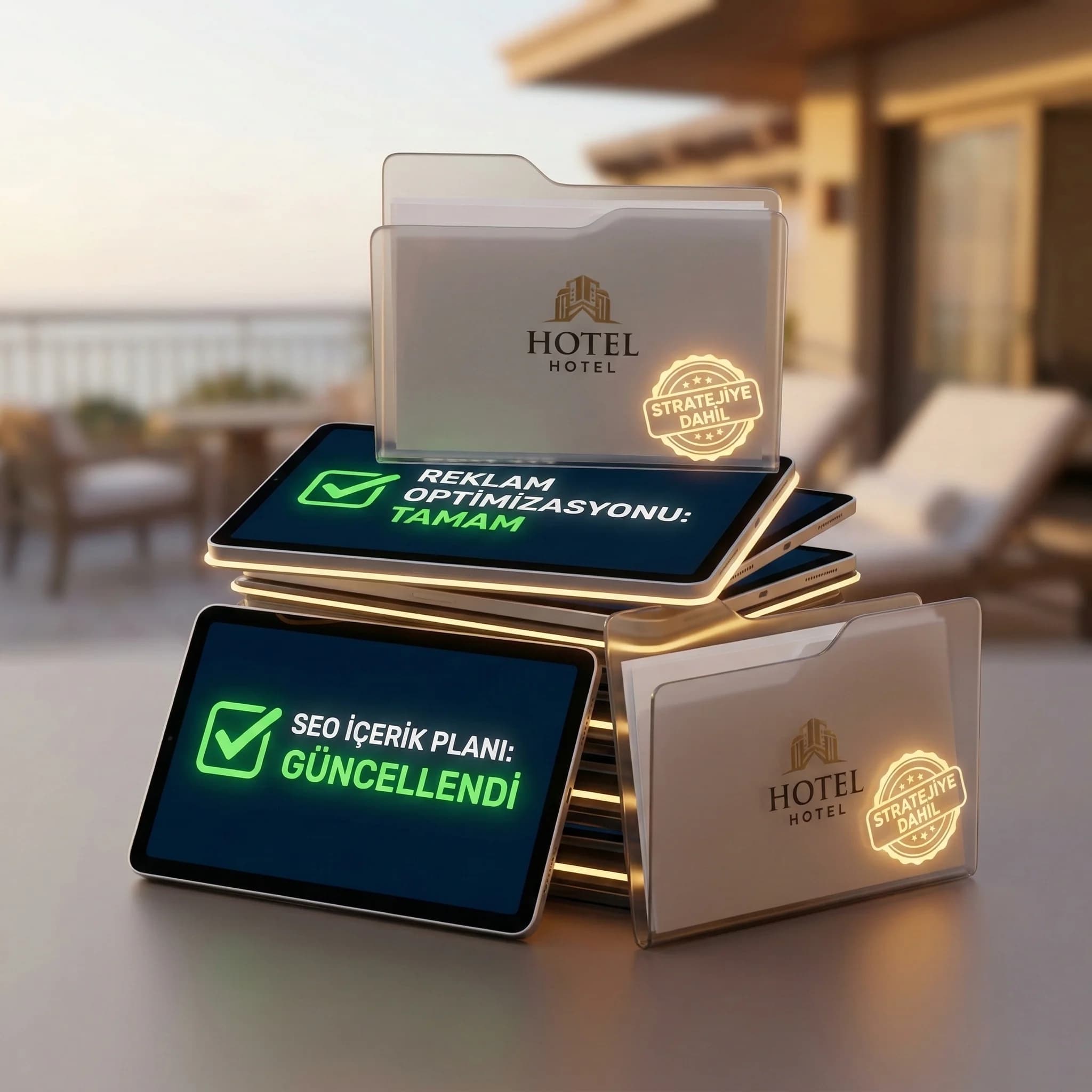 Search terms çıktıları, otel reklam optimizasyonu ve SEO planını güçlendirir