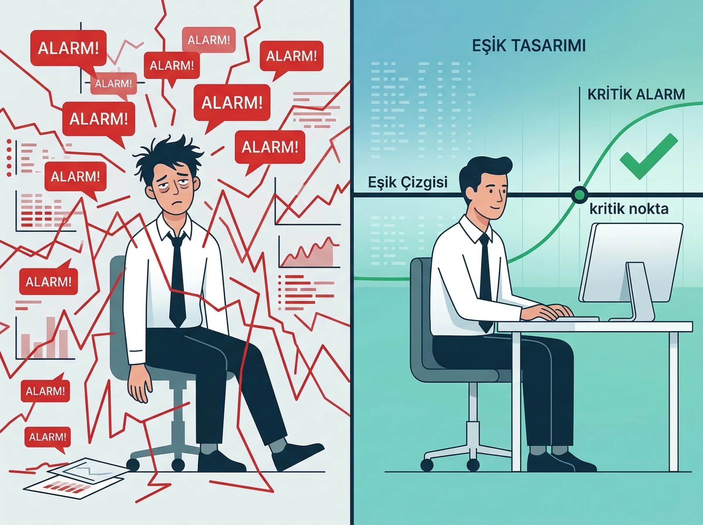 Eşik tasarımı, otel reklamlarında yanlış alarm yorgunluğunu azaltır