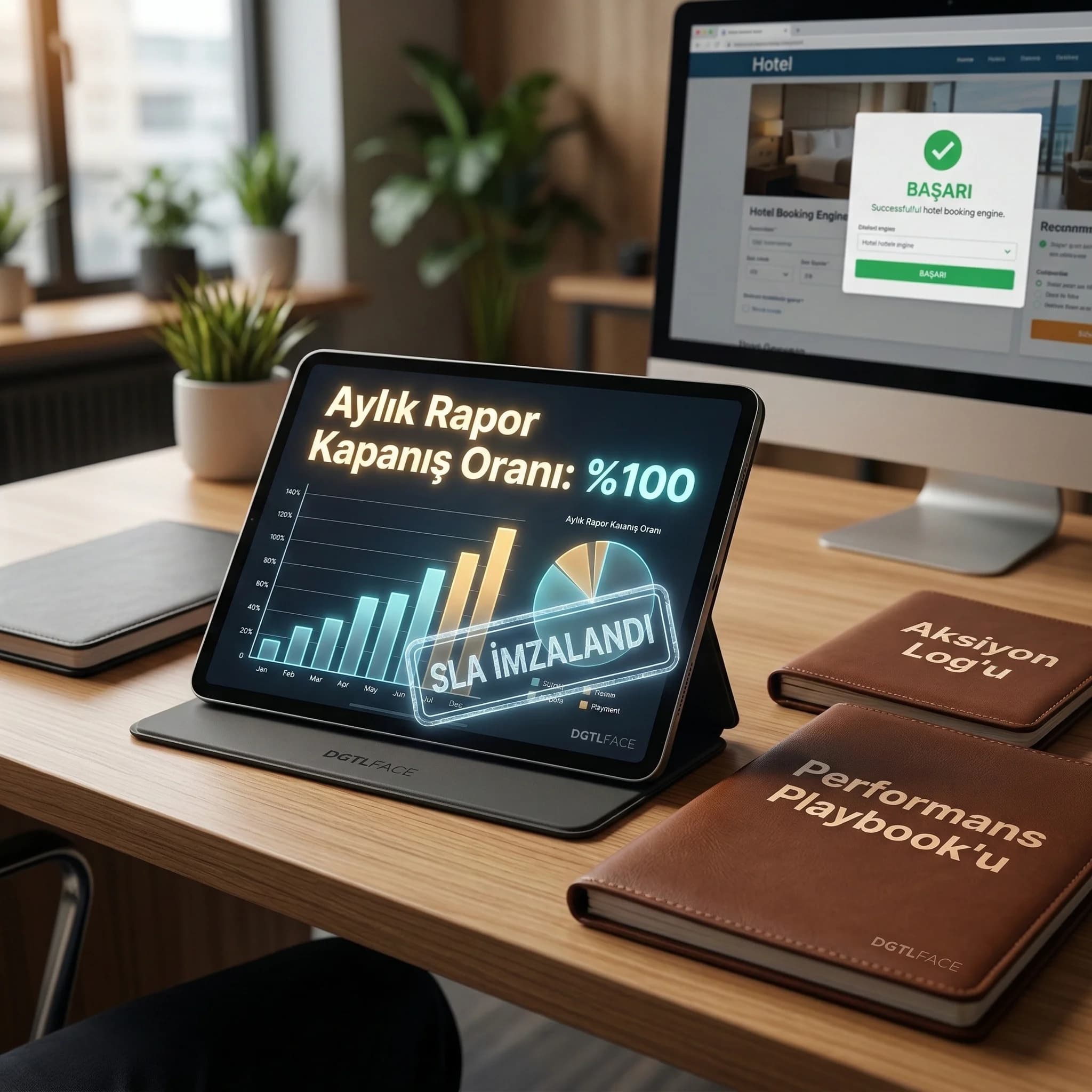 SLA rapor çıktıları, otel ajans ilişkisinde güven ve hesap verebilirlik sağlar