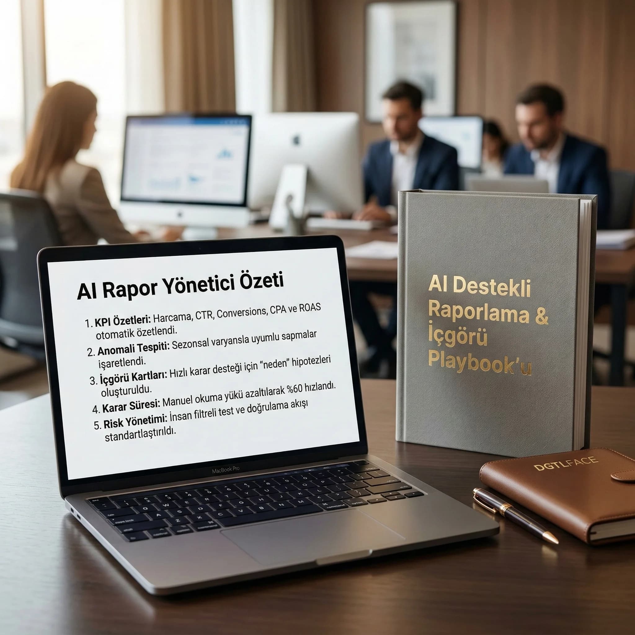 AI rapor çıktıları, otel ekiplerinde rapor okuma yükünü azaltır