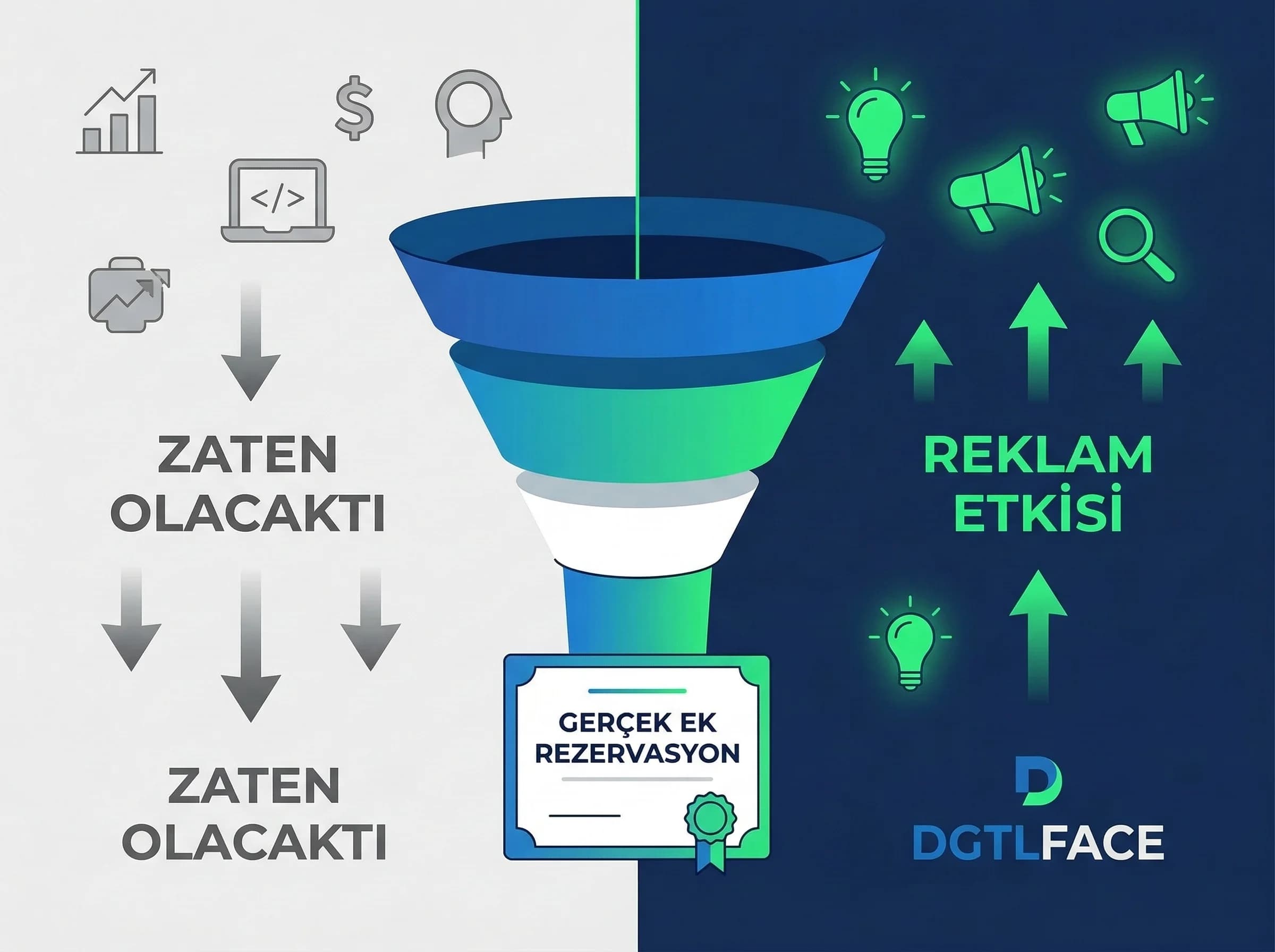 İnkrementalite kavramı, otel reklamlarında zaten olacaktı etkisini ayırır