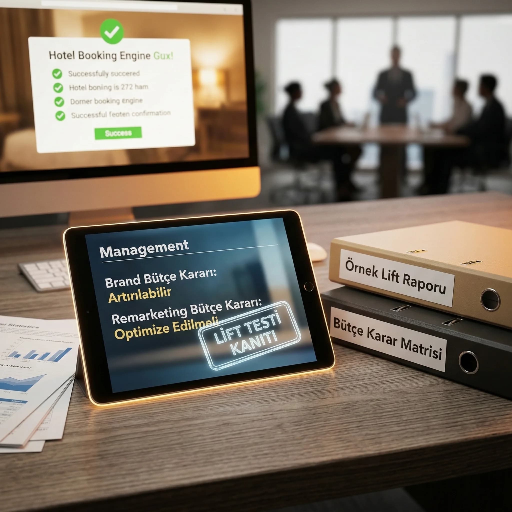 Lift test çıktıları, otel reklam bütçesinde gerçek katkıyı kanıtlamaya yardımcı olur