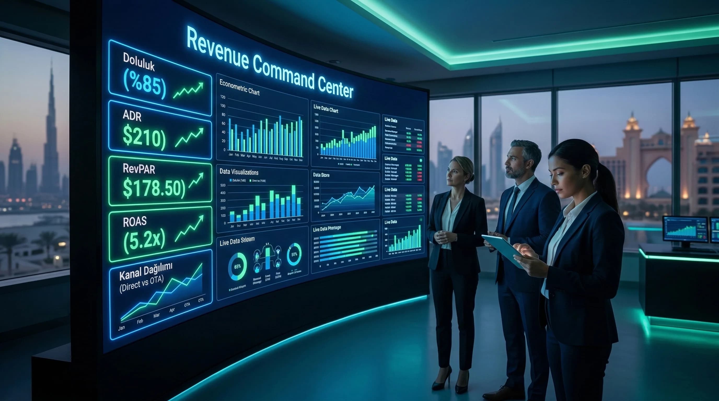 Revenue Command Center: Oteller İçin Yeni Nesil Gelir ve Reklam Komuta Merkezi