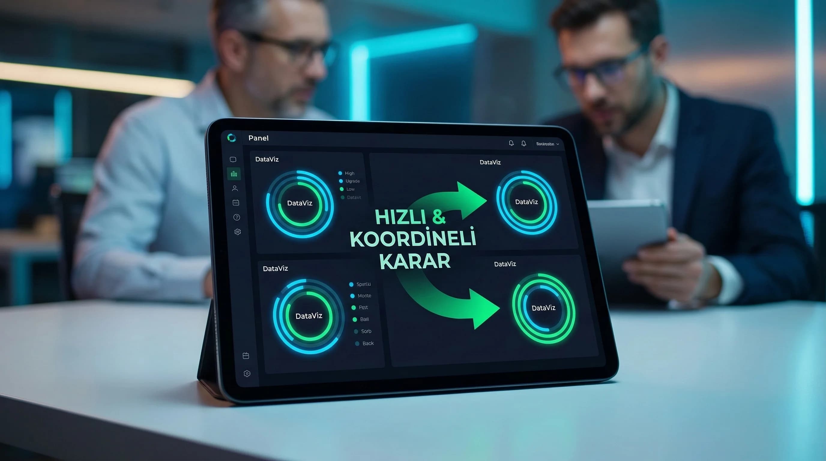 ek panel komuta görünümü, otel ekiplerinin hızlı ve koordineli karar almasını sağlar