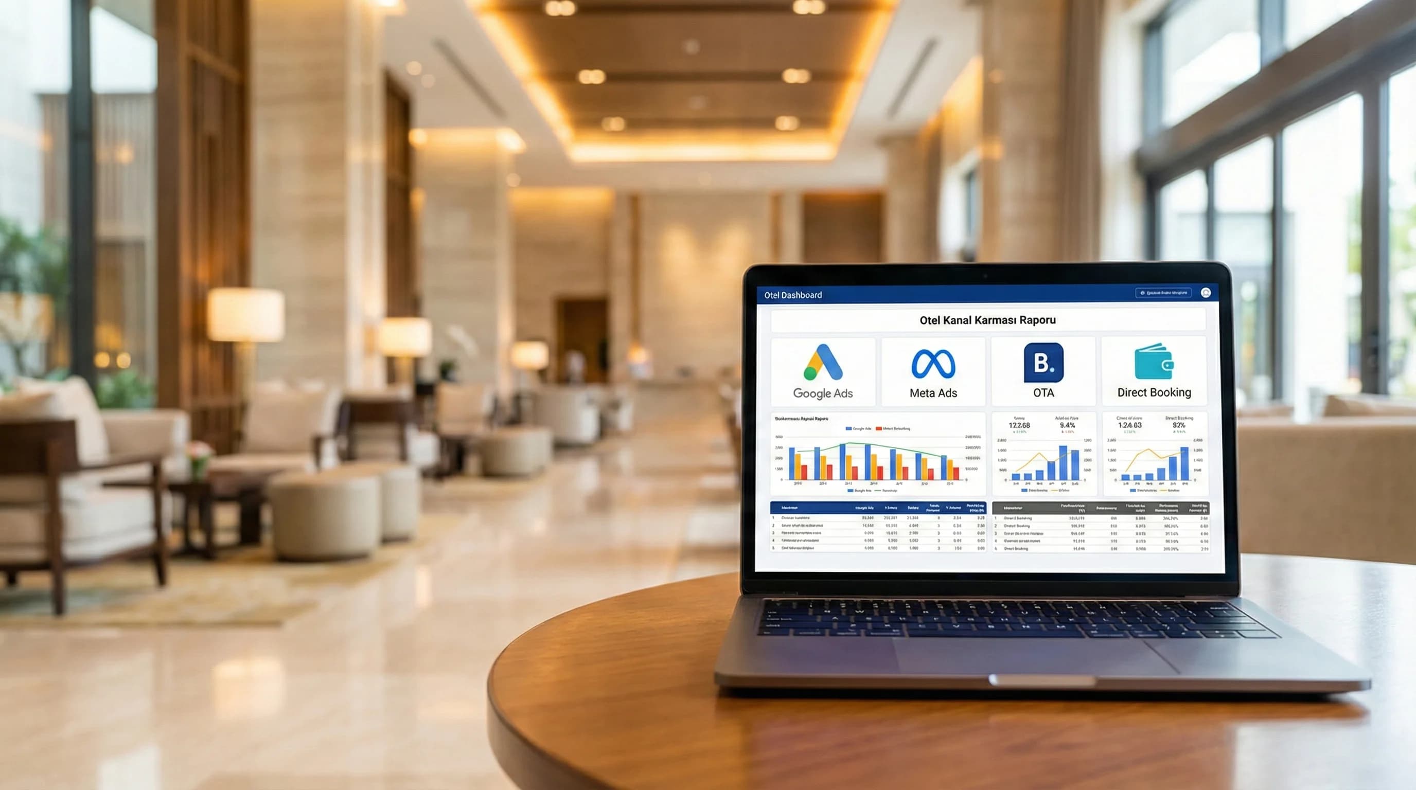 Kanal Bazlı Performans Raporu: Google Ads, Meta, OTA ve Direkt Satış Nasıl Kıyaslanır?