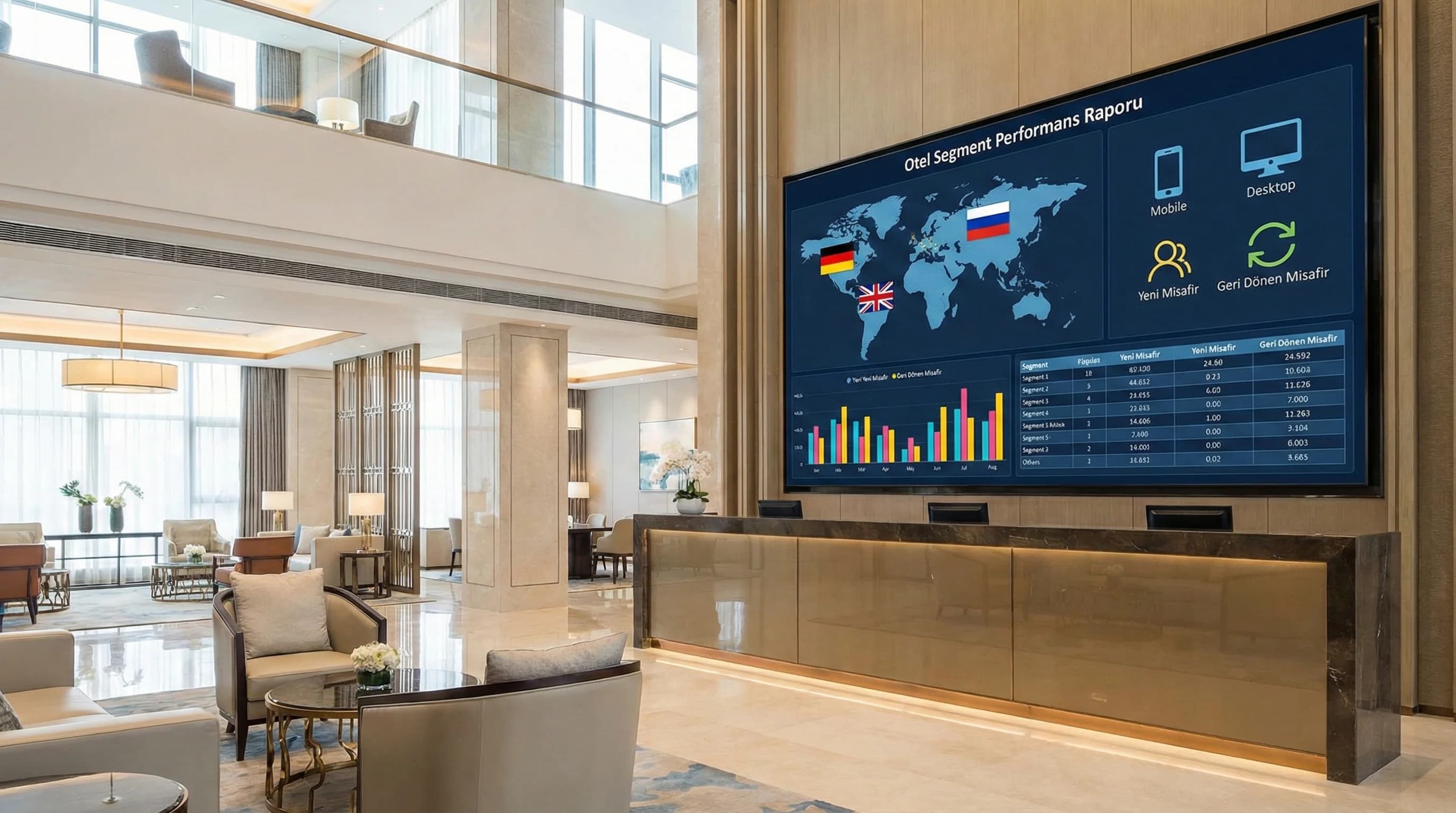 Segment Bazlı Performans Raporu: Ülke, Cihaz ve Yeni vs Geri Dönen Misafirler