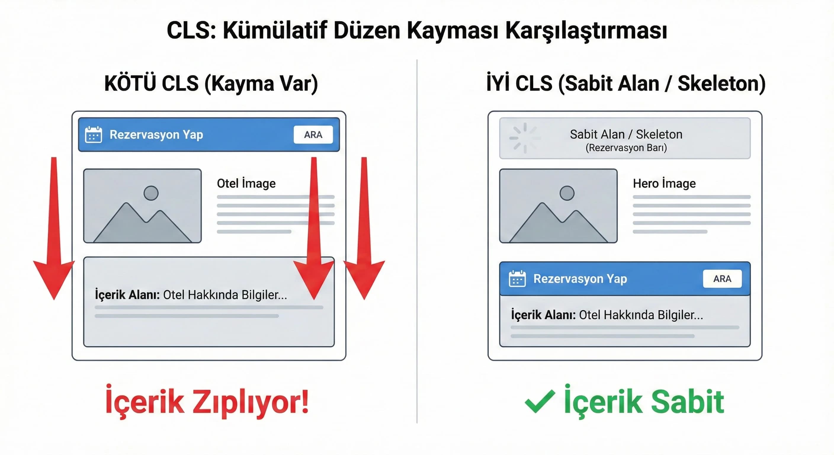 CLS Kümülatif Düzen Kayması