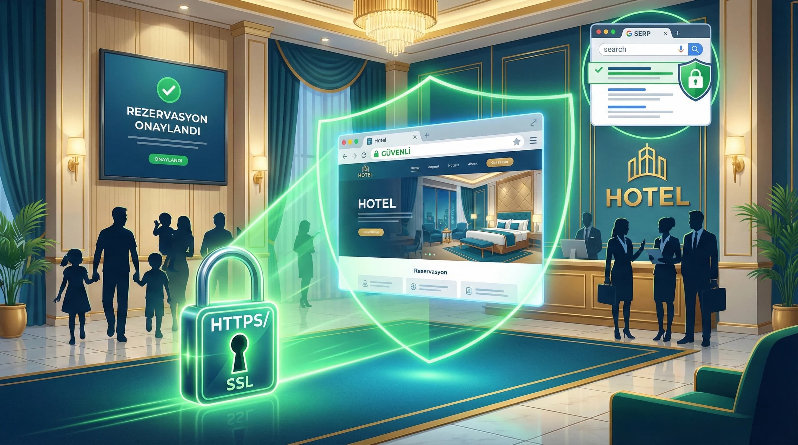 HTTPS, SSL, HSTS ve Güvenlik Katmanları: Otel Sitelerinde SEO ve Güven Etkisi
