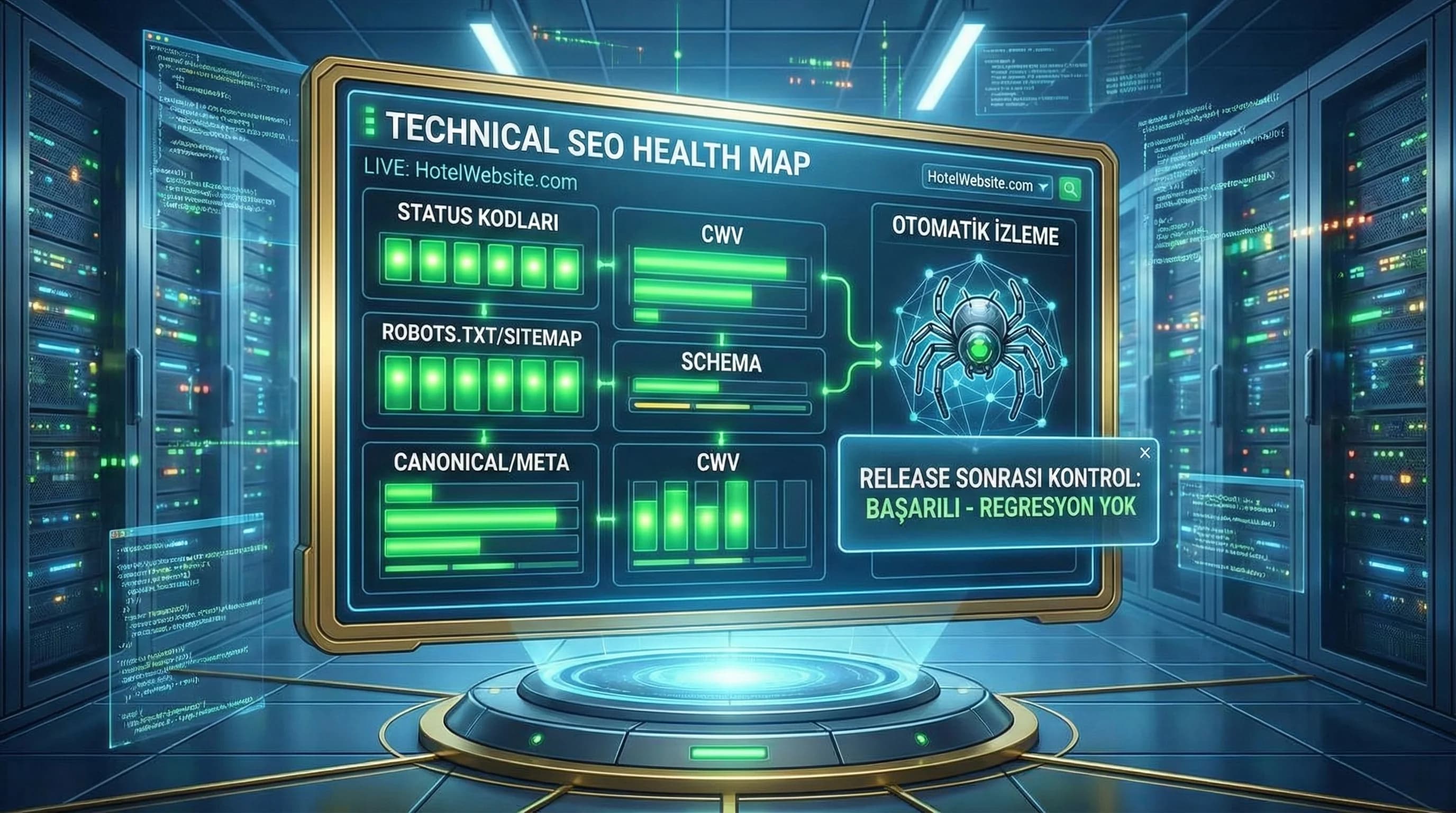 Teknik SEO Monitoring: Otomatik Kontroller ve Değişim Takibi Nasıl Kurulur?