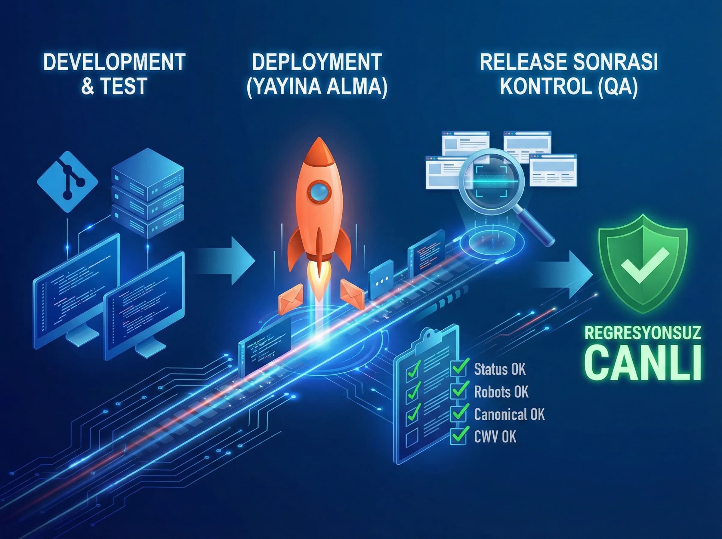 Release sonrası kontrol sürecine geçiş ayracı