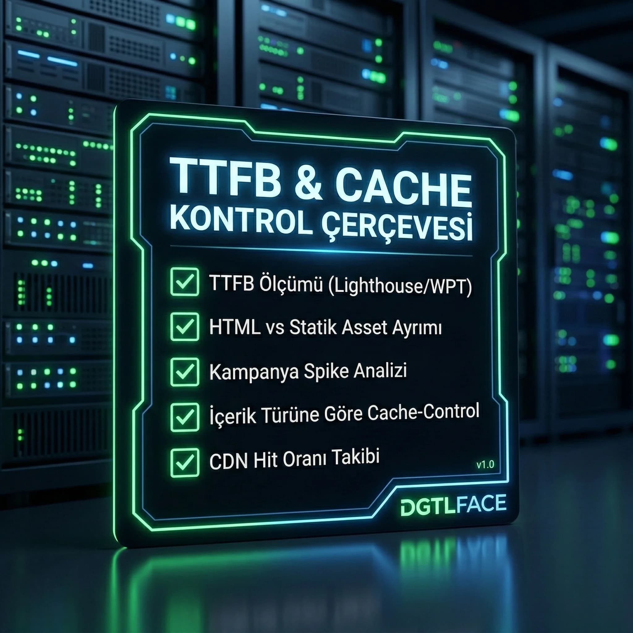 TTFB ve cache-control mini kontrol çerçevesi kartı