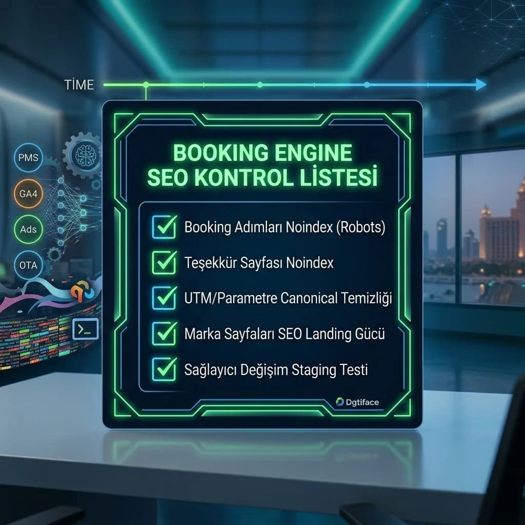 Booking engine SEO mini check kartı (index/noindex/canonical)