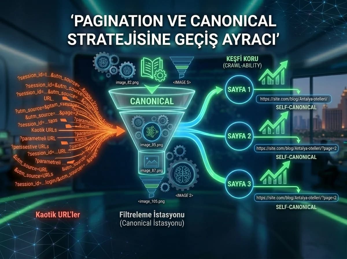 Pagination ve canonical stratejisine geçiş ayracı