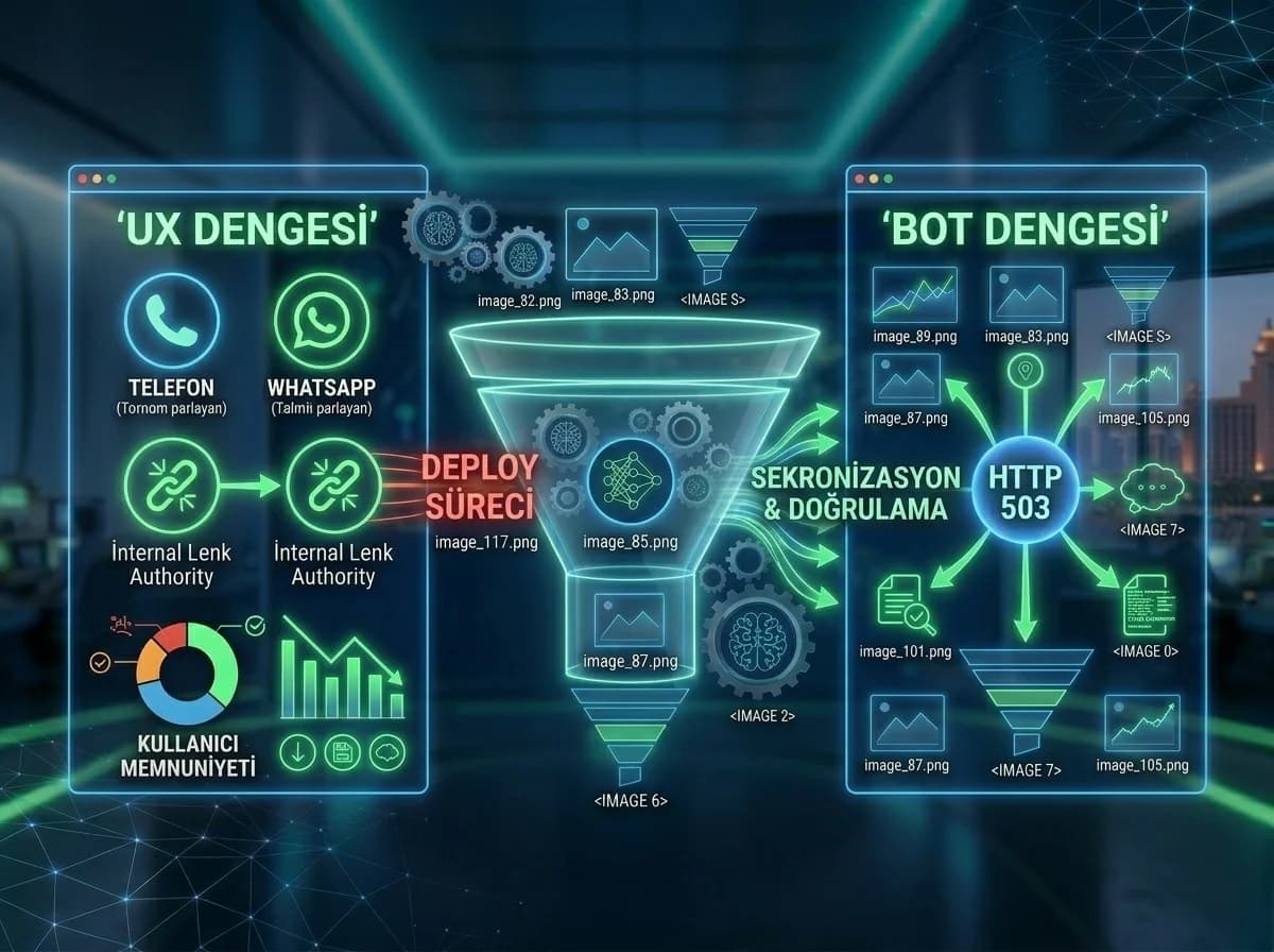 Deploy süreçleri ve UX/bot dengesine geçiş ayracı