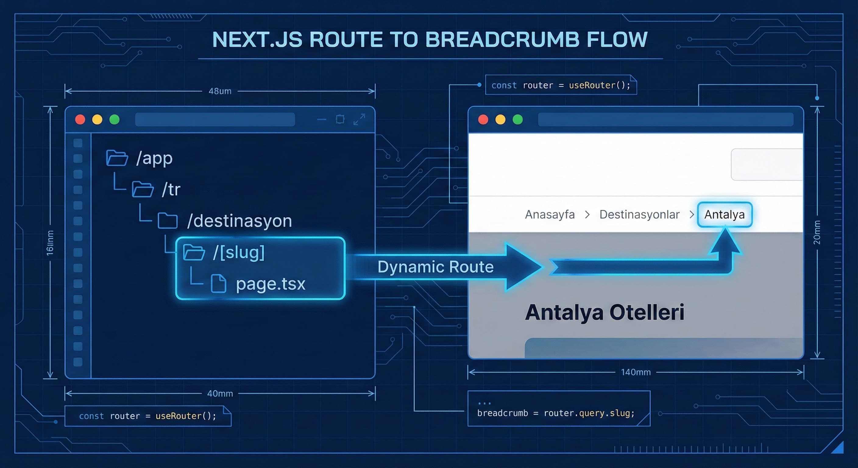 Breadcrumb, Dahili Link ve Menü Yapısı