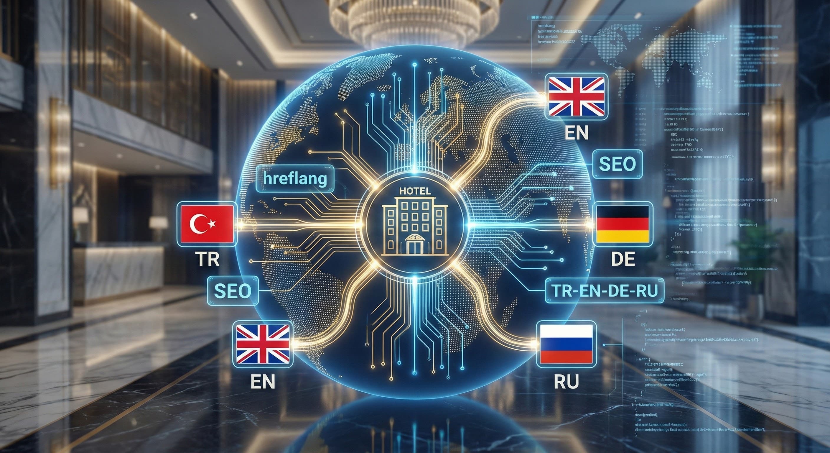 hreflang ve Çok Dilli Teknik SEO: Otel Siteleri İçin TR–EN–DE–RU Haritalama Rehberi