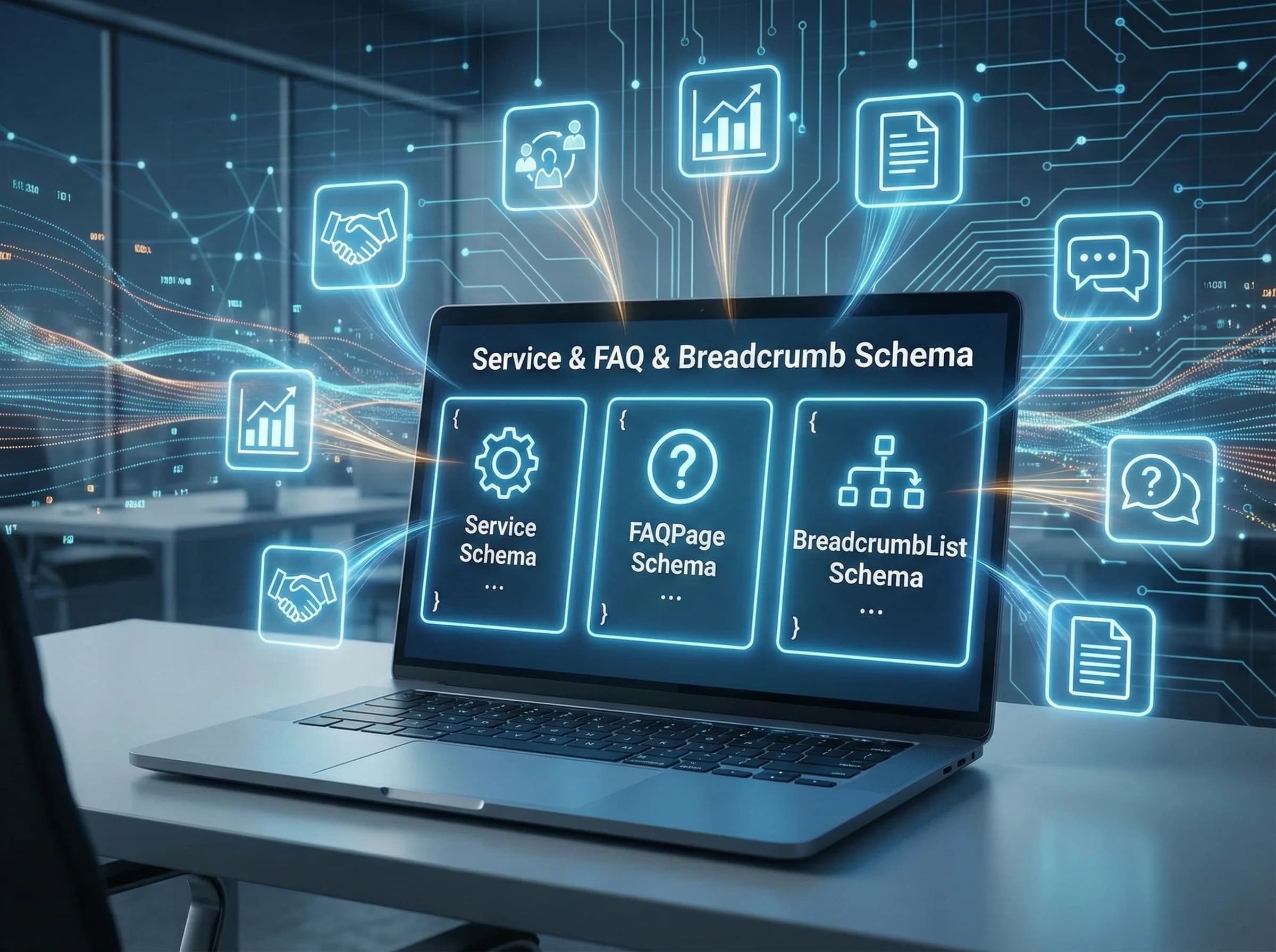FAQ ve breadcrumb schema bölümüne geçiş ayracı