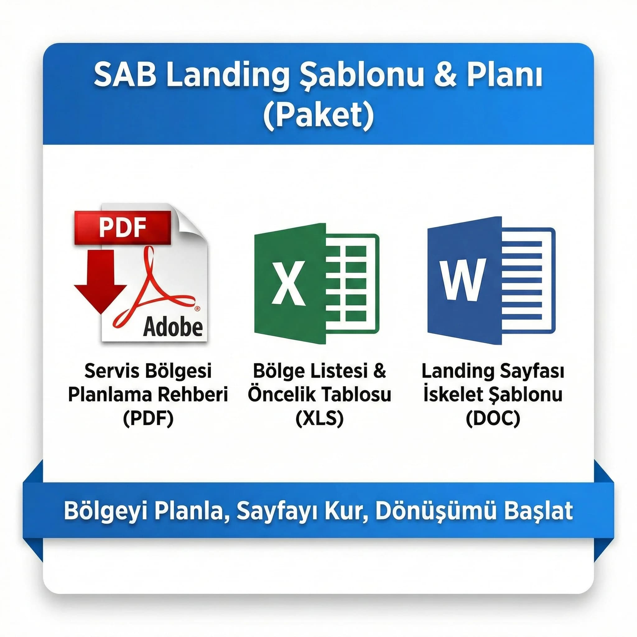 Şablon deliverables kartı