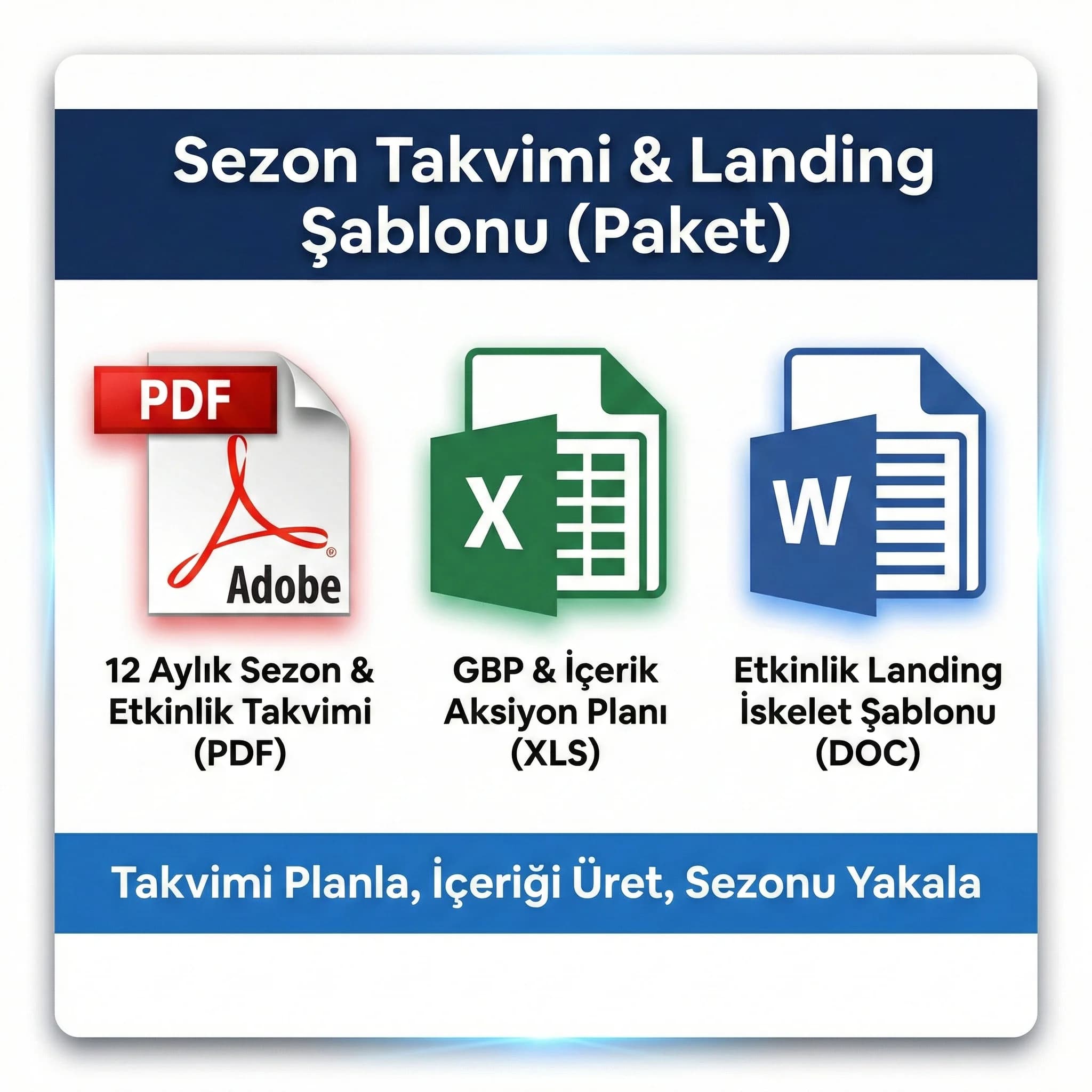 Takvim+landing deliverables kartı