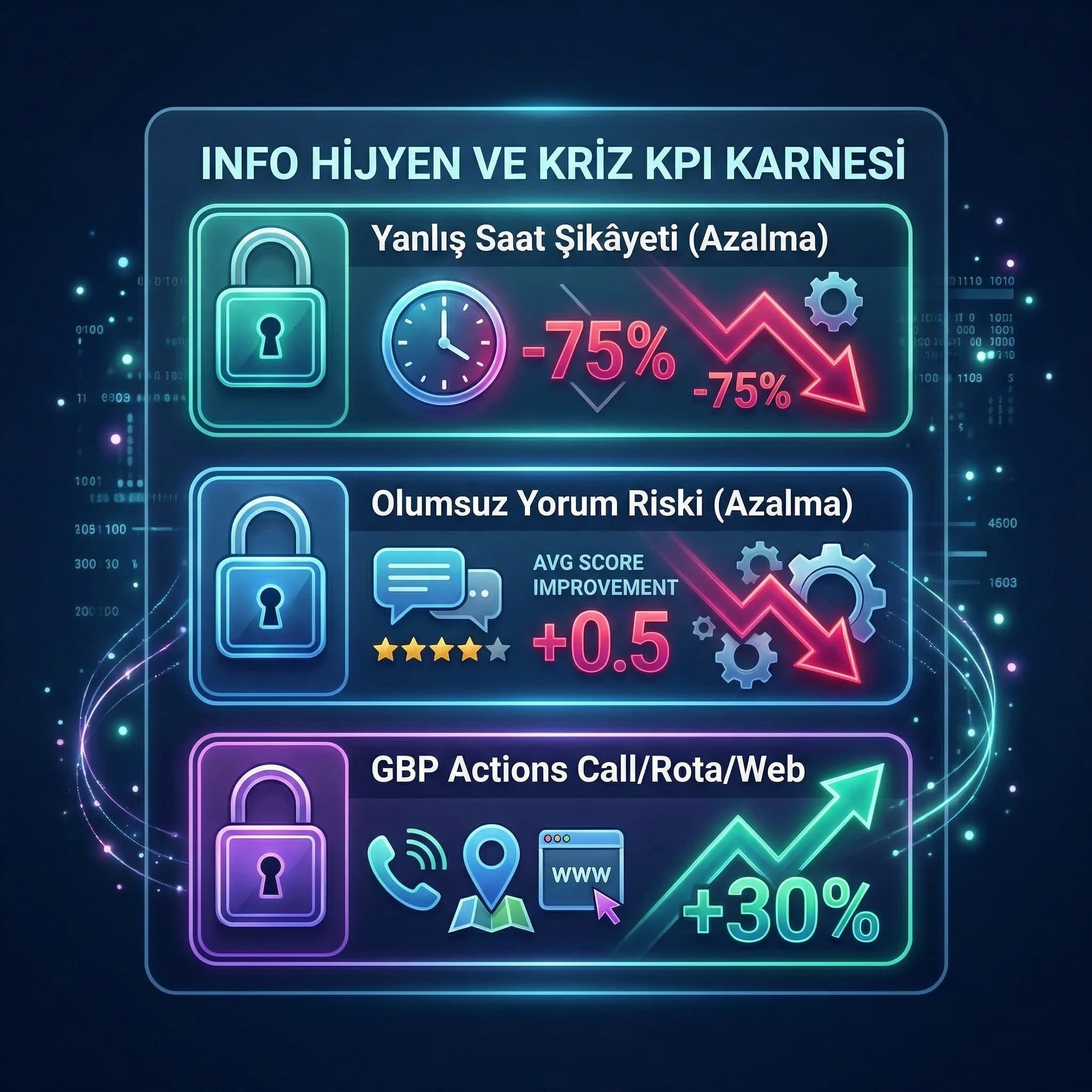 Info hijyen KPI kartı