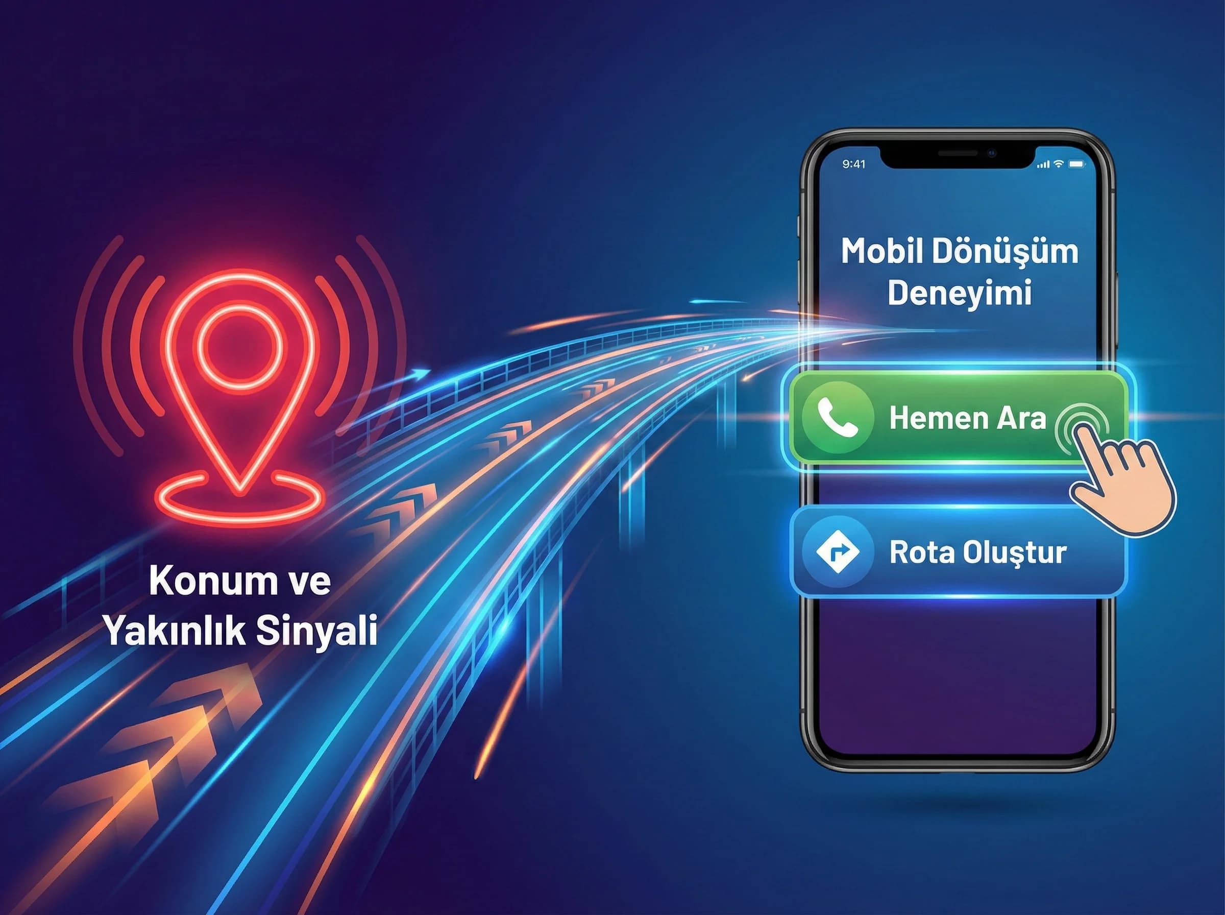 Yakınımda akışı ve mobil UX’e geçiş ayraç görseli