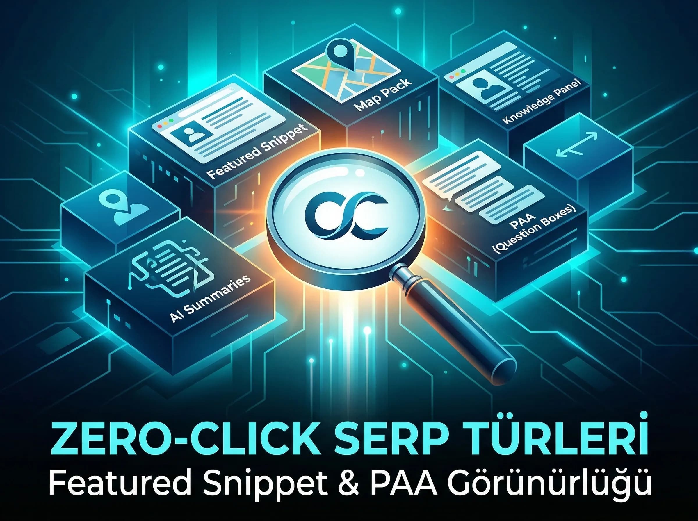 Zero-click SERP türleri, featured snippet ve PAA görünürlüğü